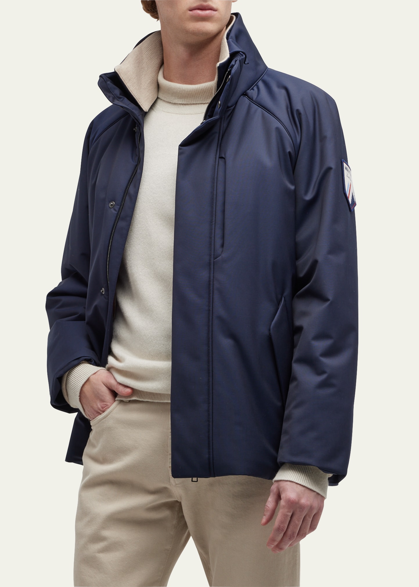 Loro Piana Men's Snow Wander Full-Zip Jacket - Bergdorf Goodman