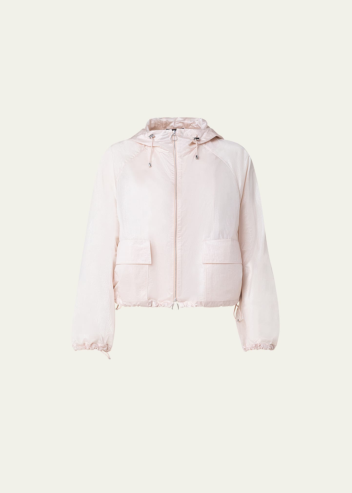 Akris Grazielle Iridescent Organza Jacket