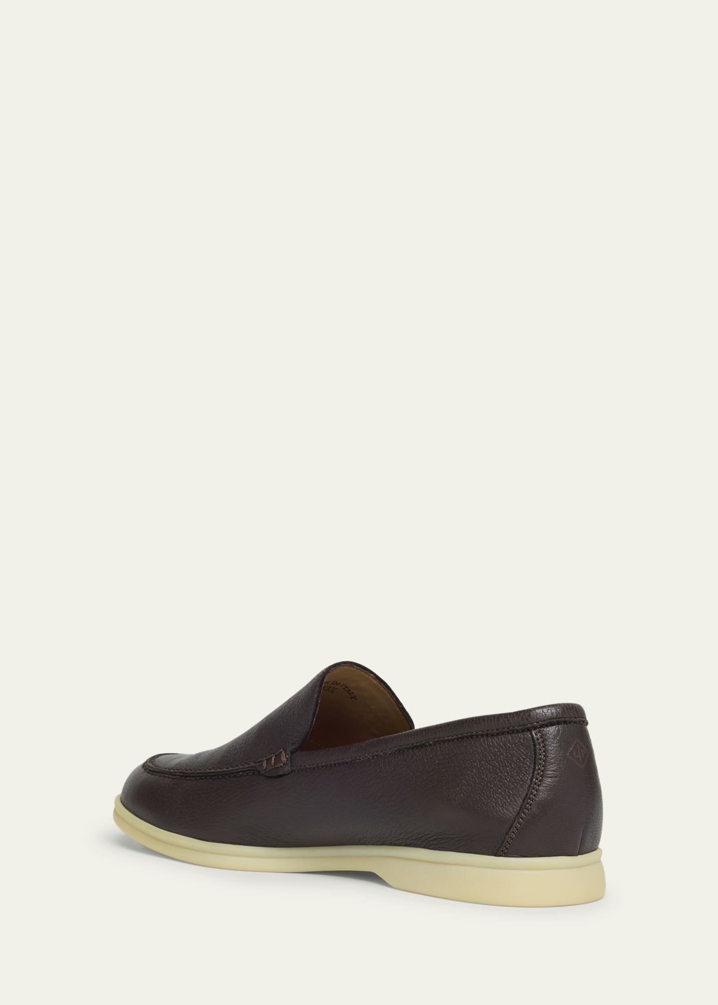 Loro Piana Men's Summer Walk Elk Leather Loafers - Bergdorf Goodman