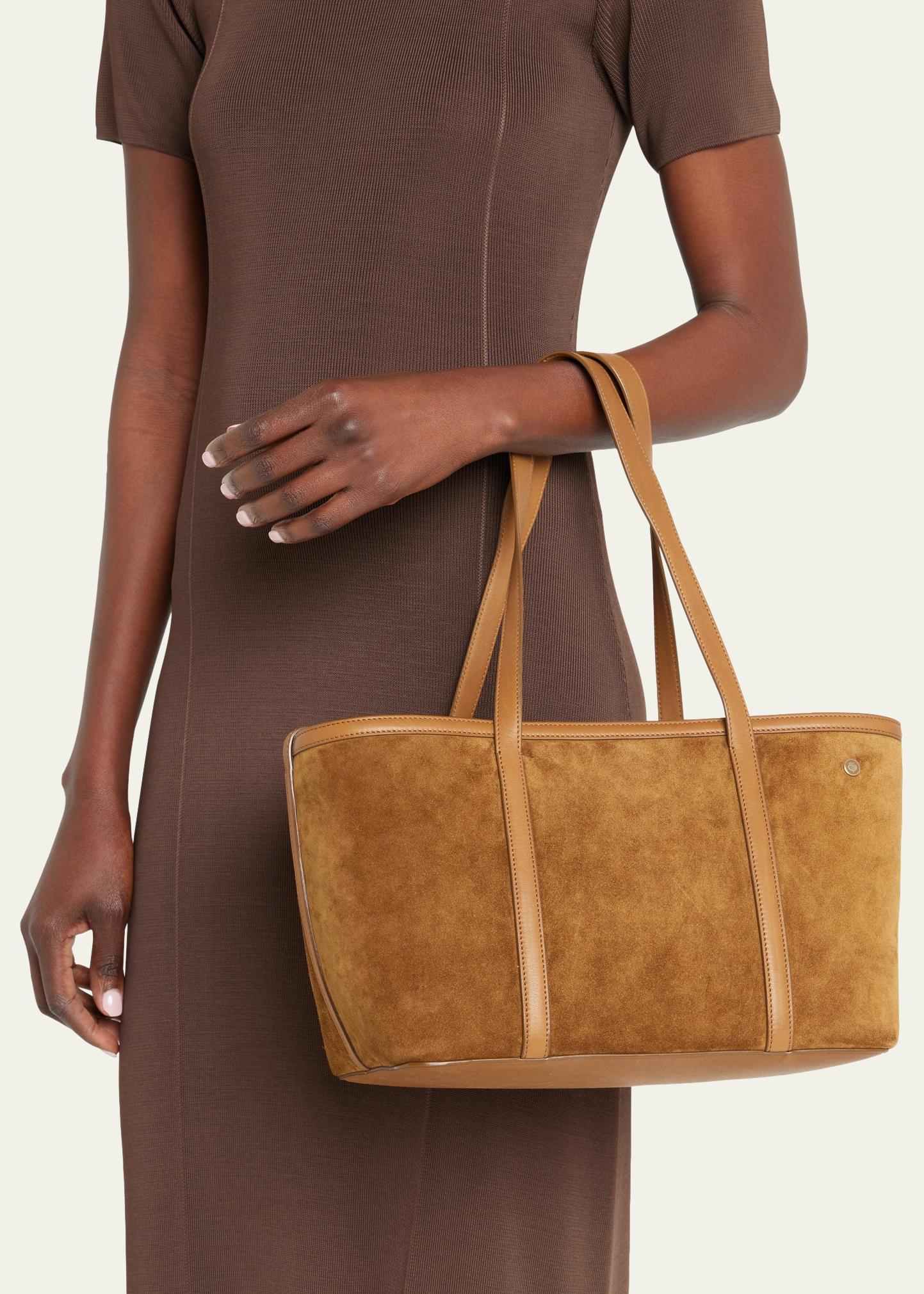 Loro Piana Carry Everything Suede Tote Bag - Bergdorf Goodman