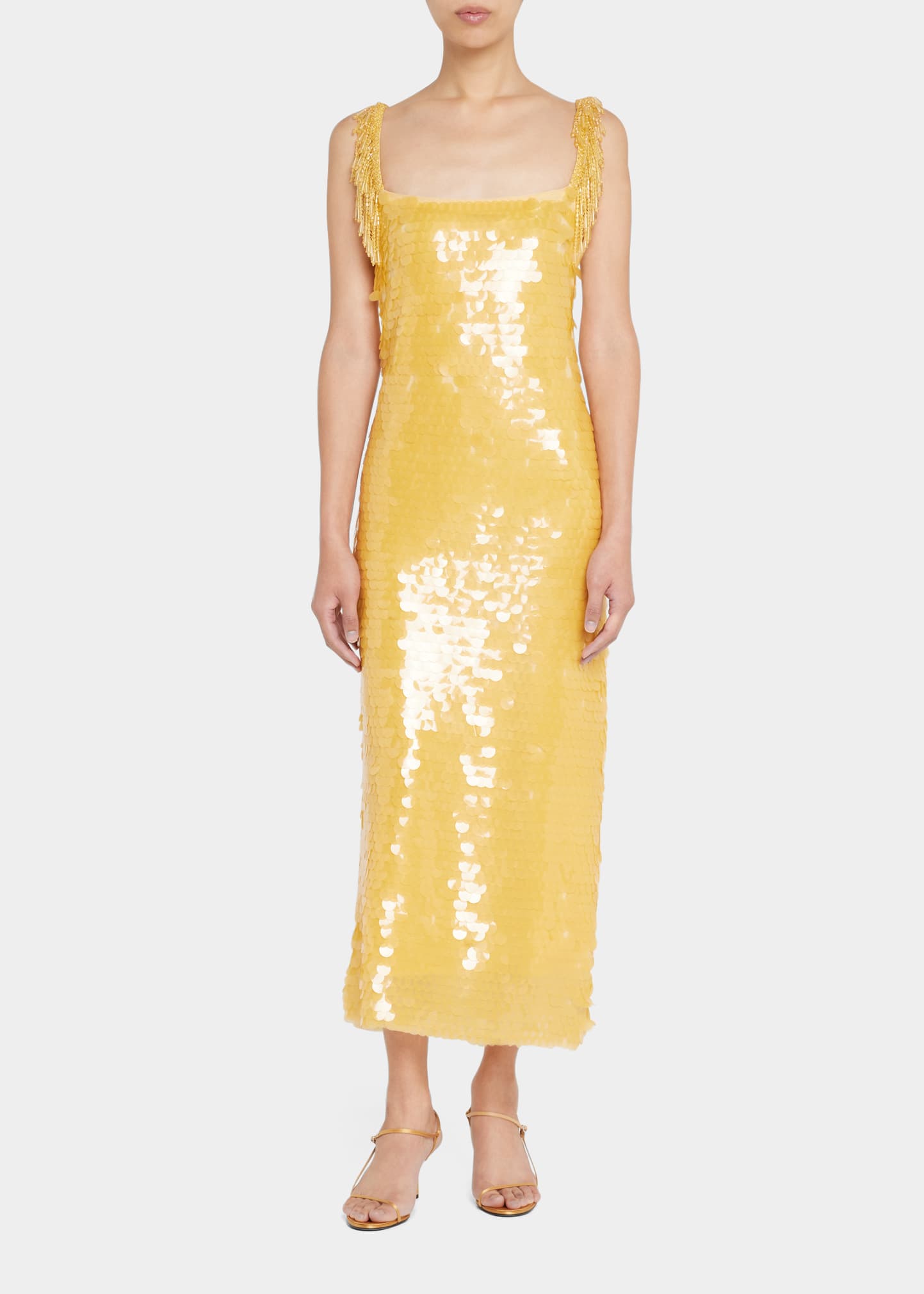 Alexis Felici Sleeveless Sequin Midi Sheath Dress - Bergdorf Goodman