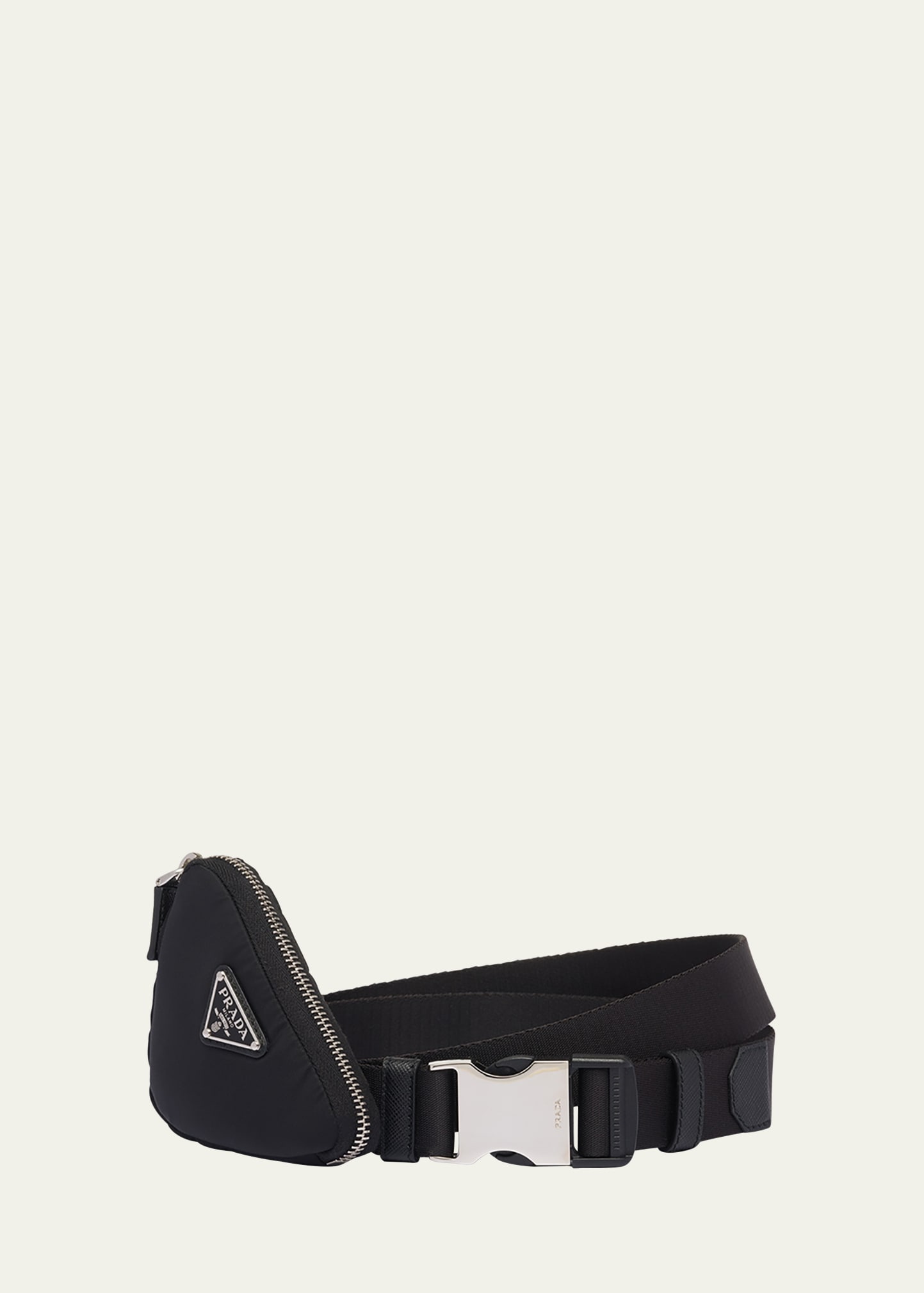 Prada Men's Nastro Nylon Belt w/ Zip Pouch - Bergdorf Goodman Prada Men's Nastro Nylon Belt w/ Zip Pouch - Bergdorf Goodman