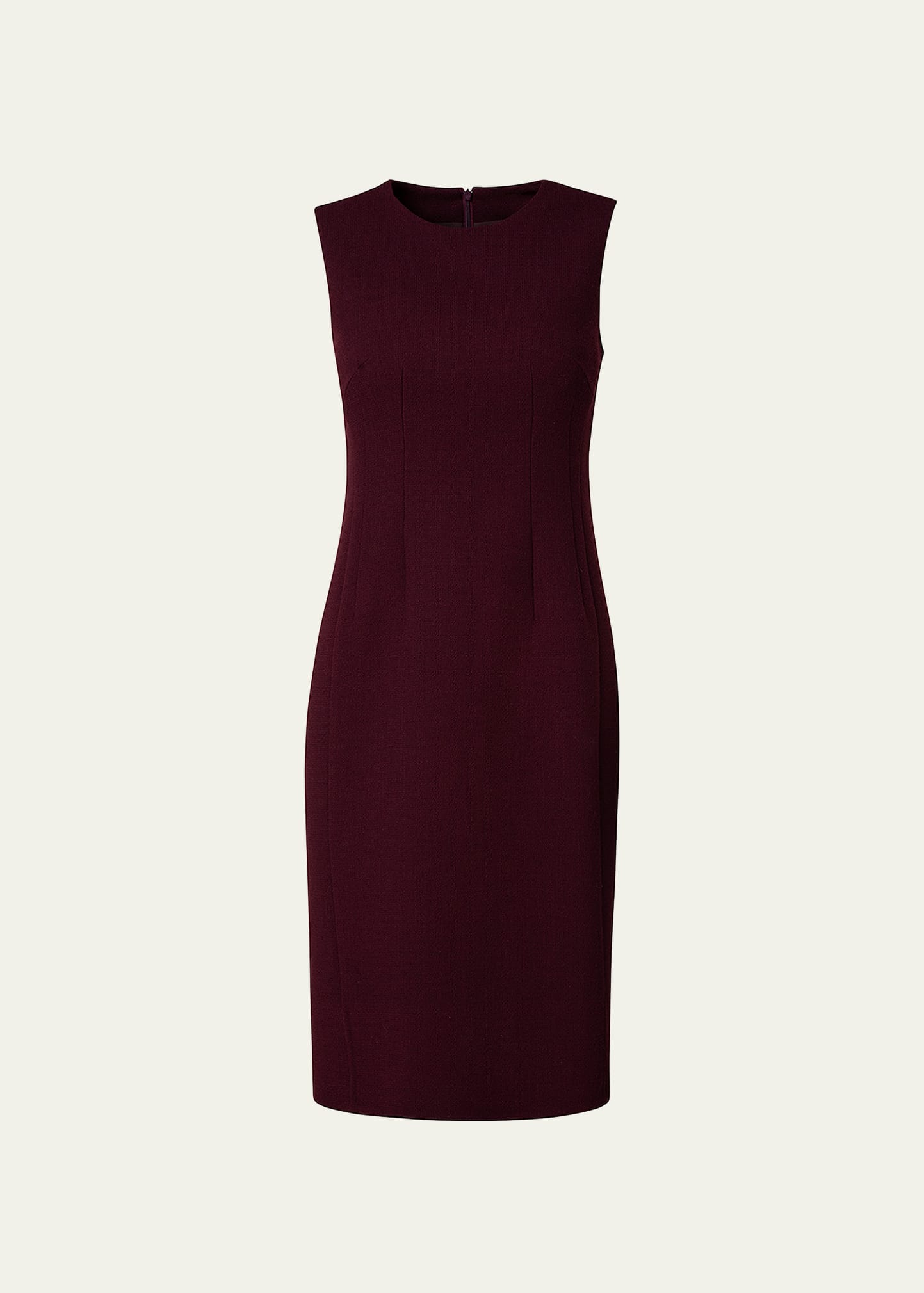 Akris Sleeveless Sheath Wool Dress