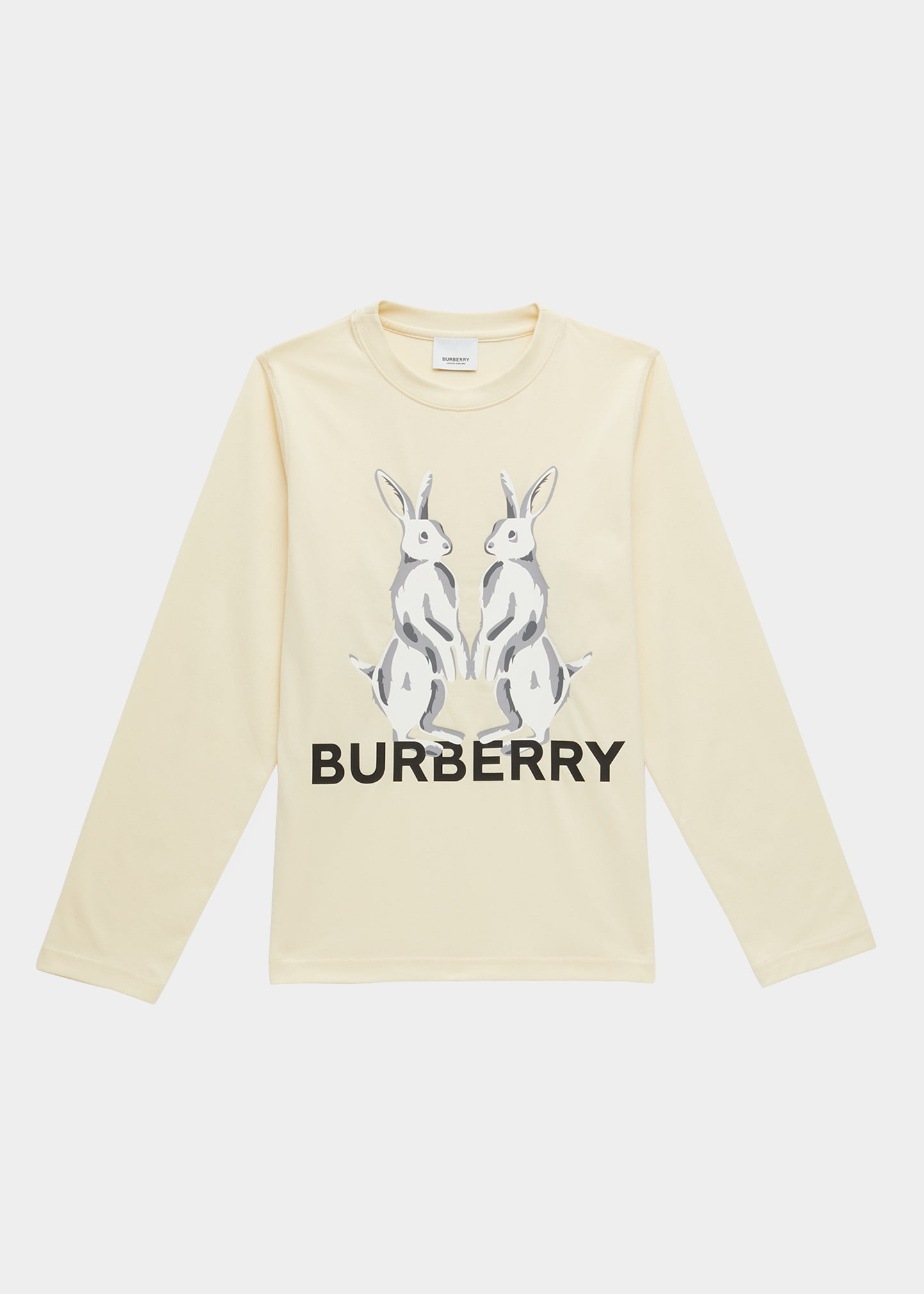 Burberry Girl's Hare Logo-Print T-Shirt, Size 3-14 - Bergdorf Goodman