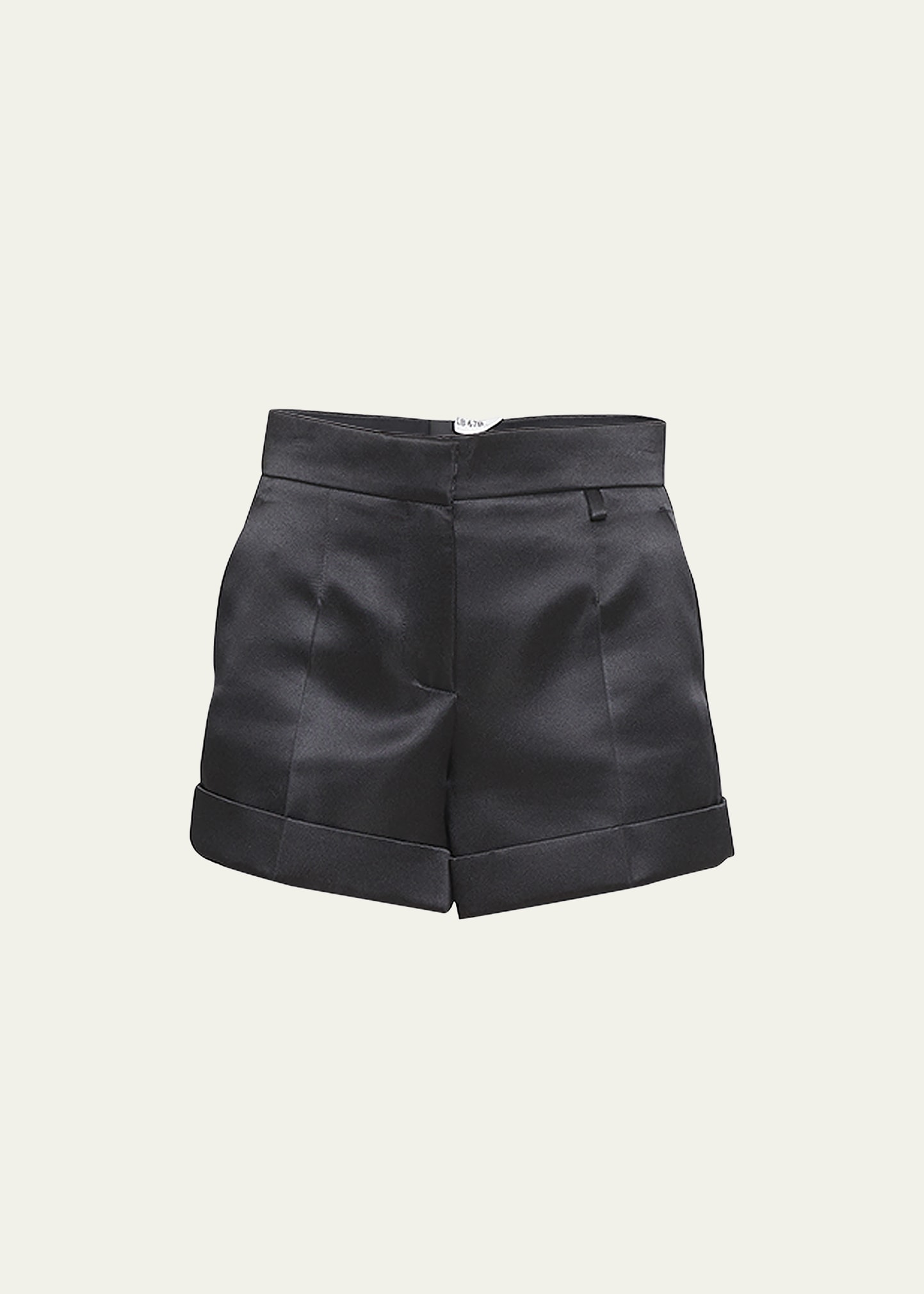 Givenchy Tailored Satin High Rise Shorts Bergdorf Goodman