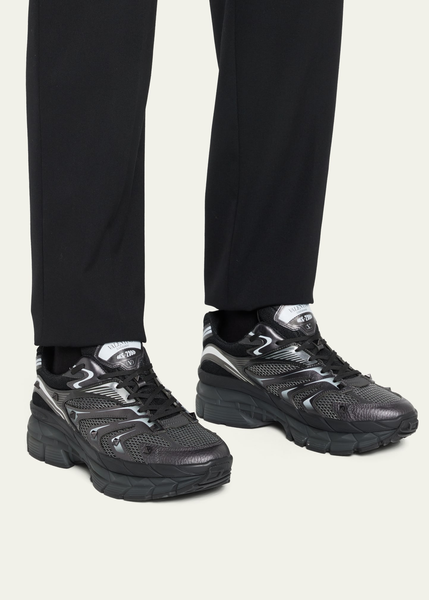 Valentino mesh runner outlet