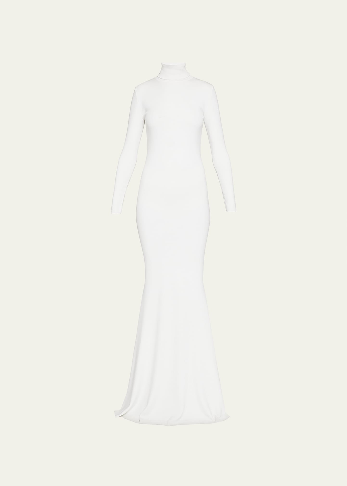 Saint Laurent Turtleneck Evening Gown