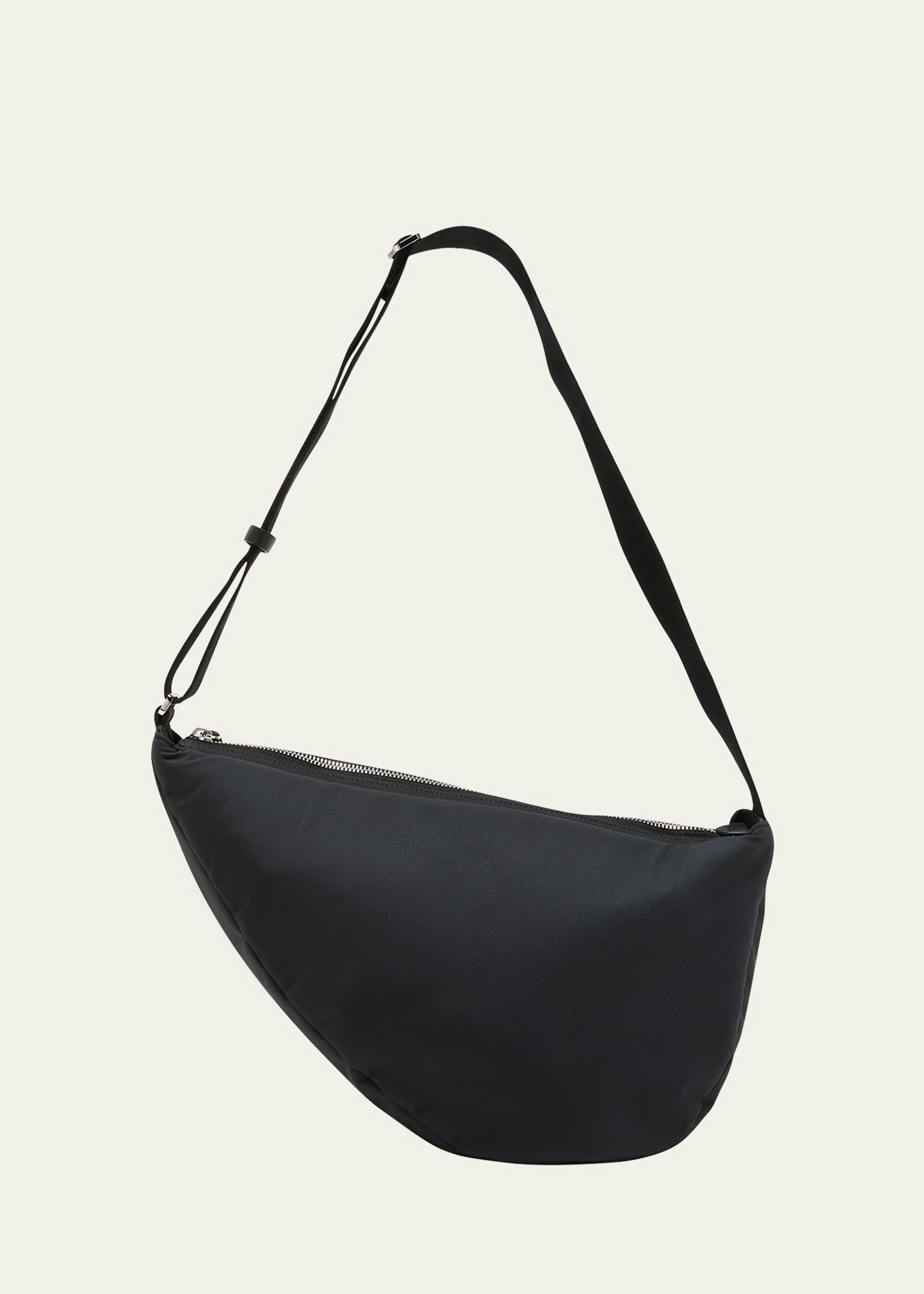 The Row Slouchy Banana Large Bag in Black Pld