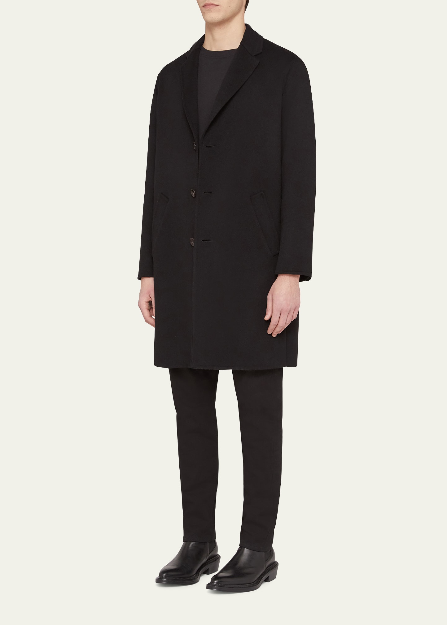 Agnona Men's Single-Breasted Cashmere Coat - Bergdorf Goodman