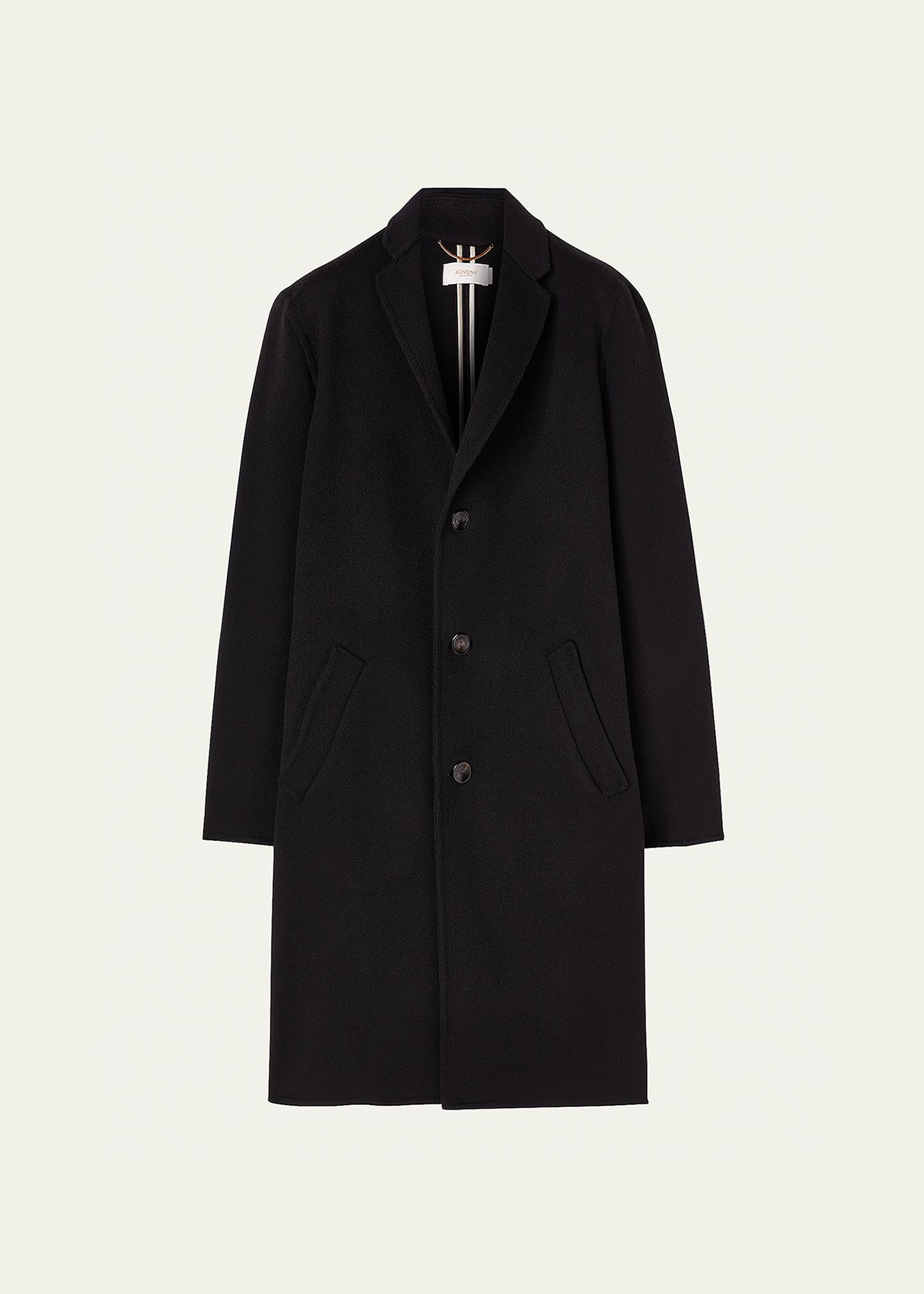 Agnona Men's Single-Breasted Cashmere Coat - Bergdorf Goodman