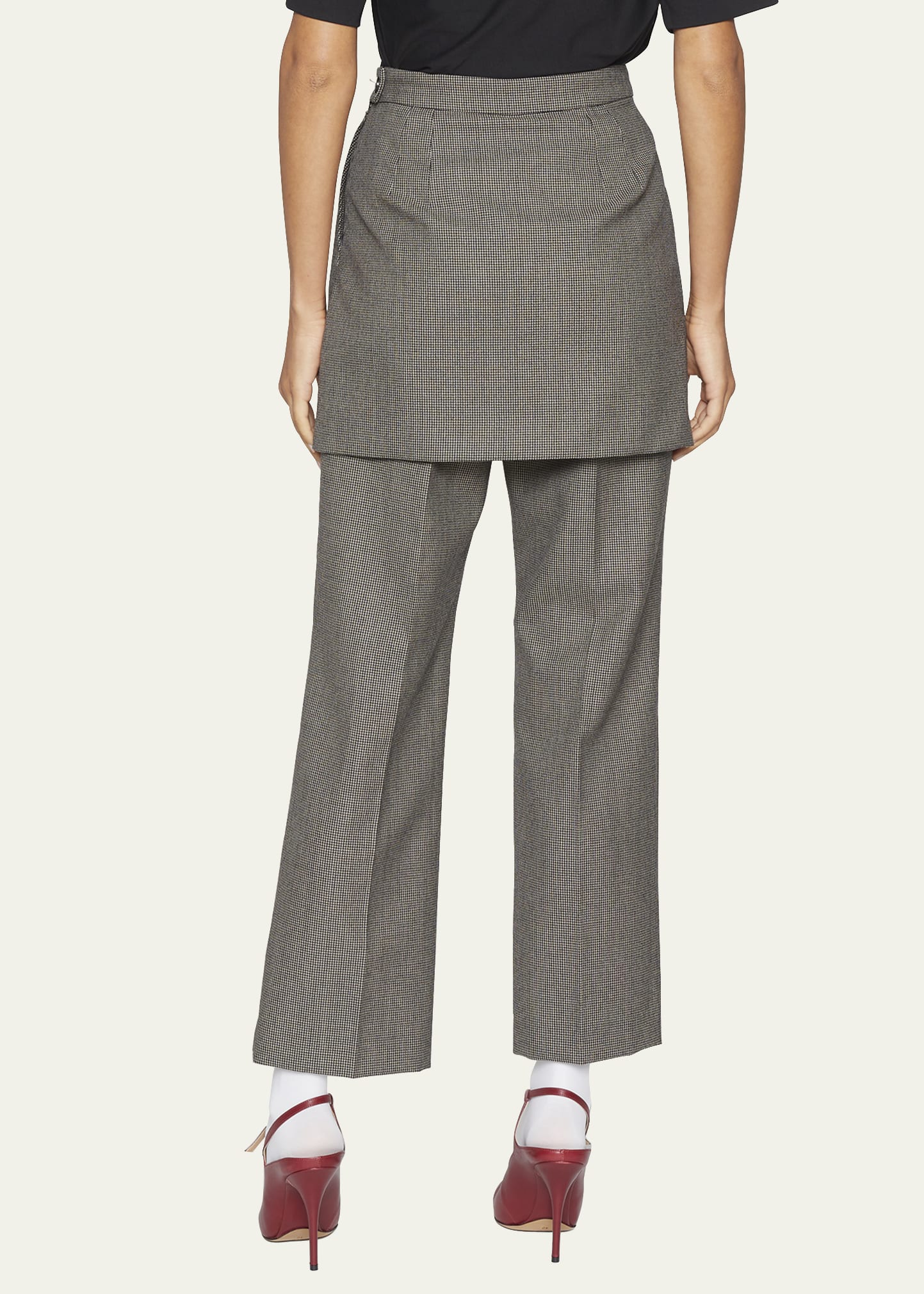 Dries Van Noten Pinella Draped Skirt Pants - Bergdorf Goodman