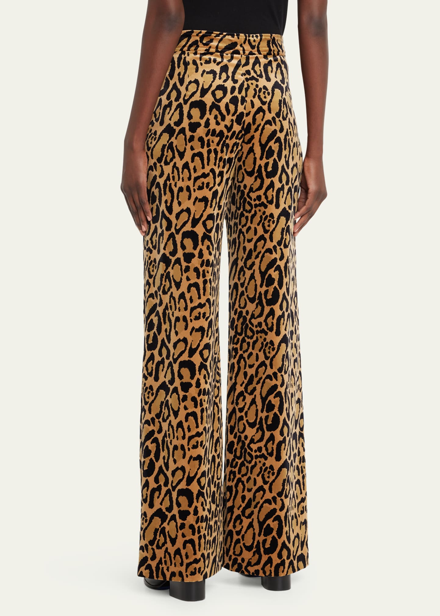 Dries Van Noten Leopard Wide-Leg Pants - Bergdorf Goodman