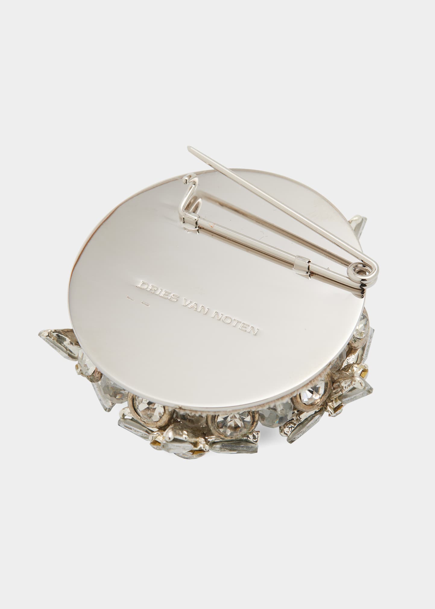 Dries Van Noten Large Crystal-Detail Brooch - Bergdorf Goodman