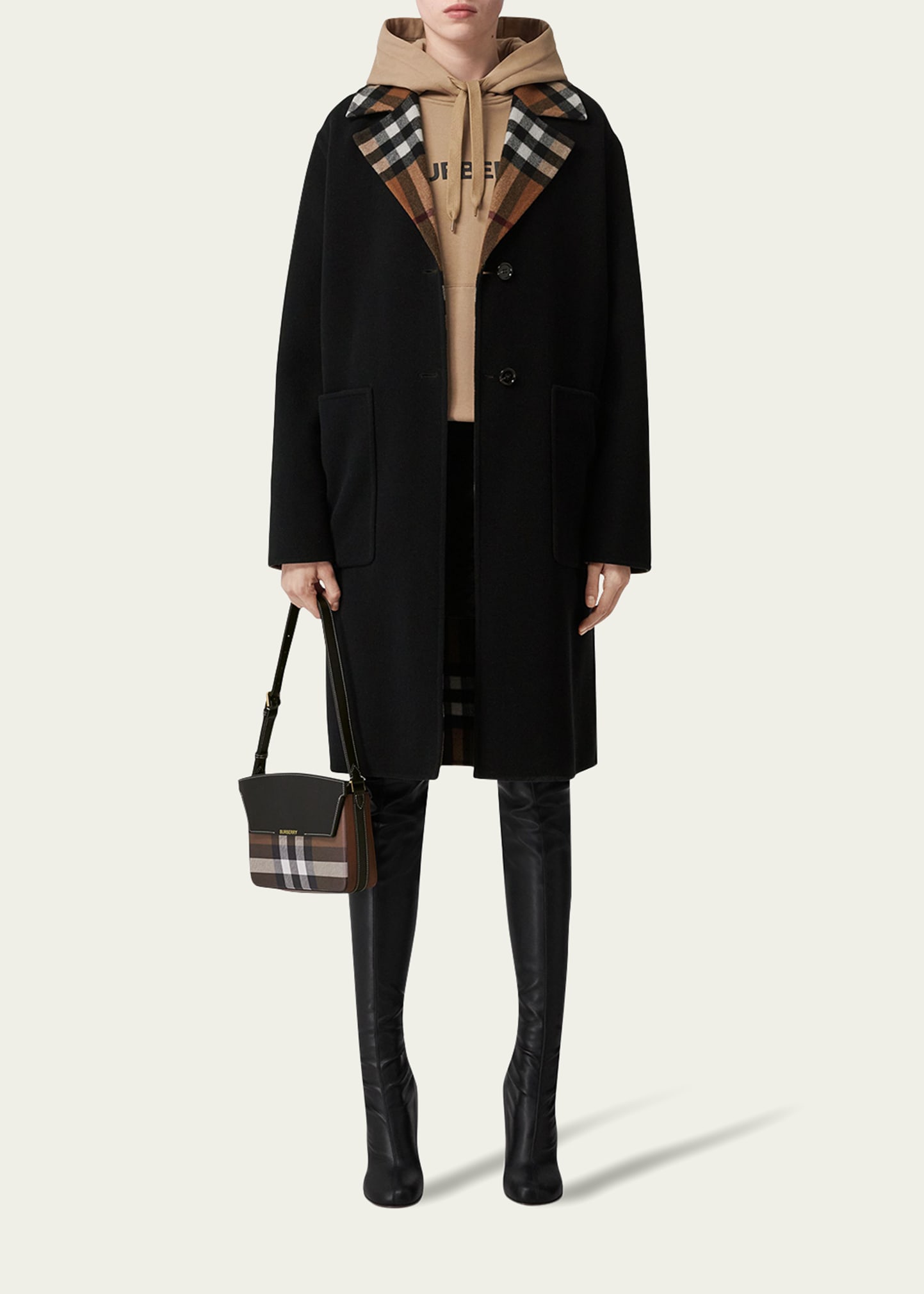 Burberry Dorea Belted Reversible Coat - Bergdorf Goodman