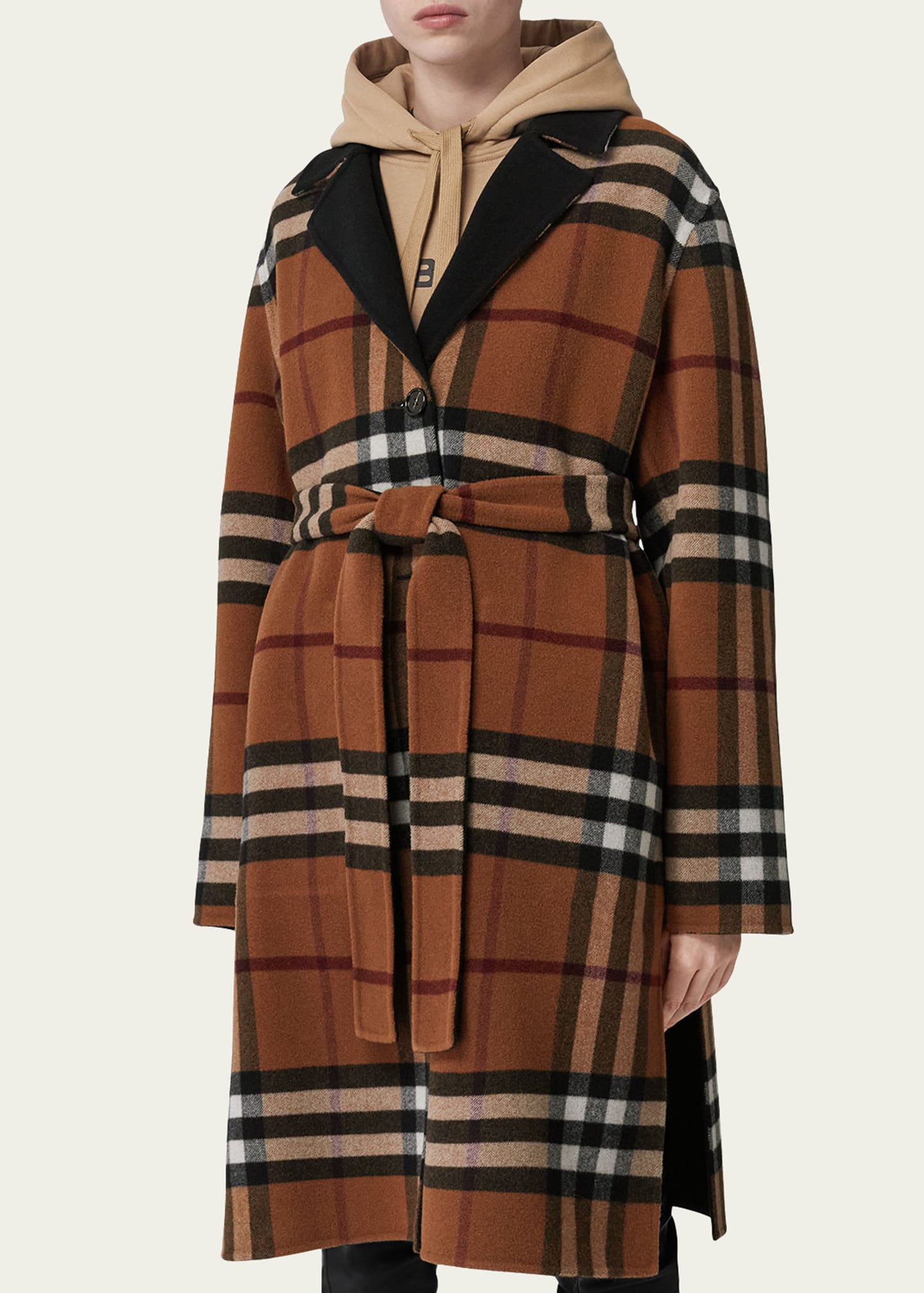 関税送料込Burberry Belted Reversible Coat Burberry Dorea Belted Reversible Coat | Saks Fifth Avenue