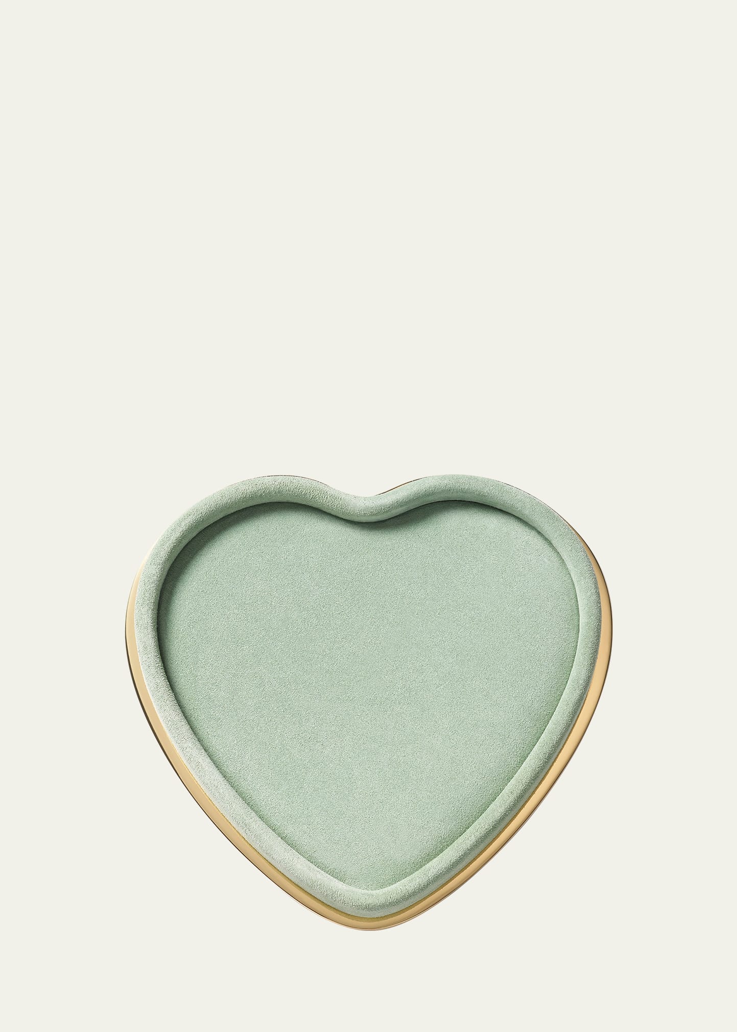 AERIN Valentina Suede Heart Tray Bergdorf Goodman