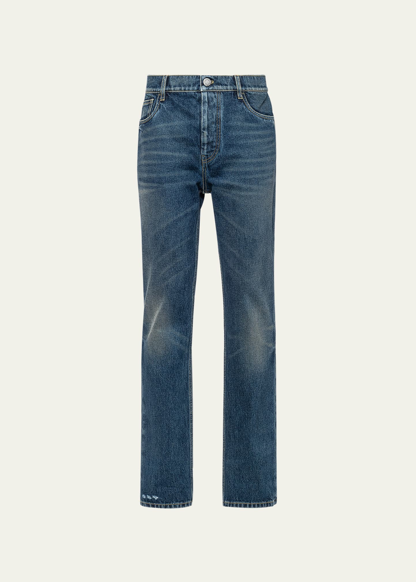 Prada Men's 5-Pocket Vintage Denim Trousers - Bergdorf Goodman Prada Men's 5-Pocket Vintage Denim Trousers - Bergdorf Goodman