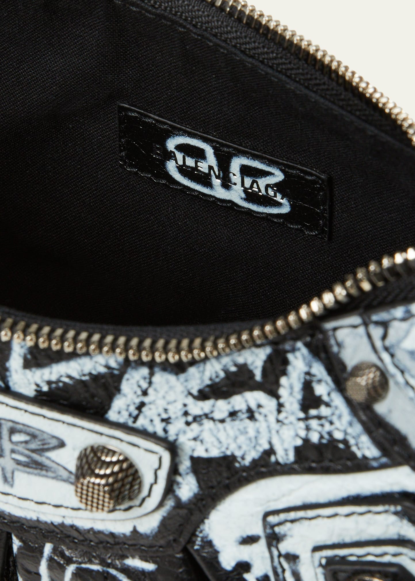 Balenciaga Le Cagole XS Graffiti Lambskin Shoulder Bag - Bergdorf