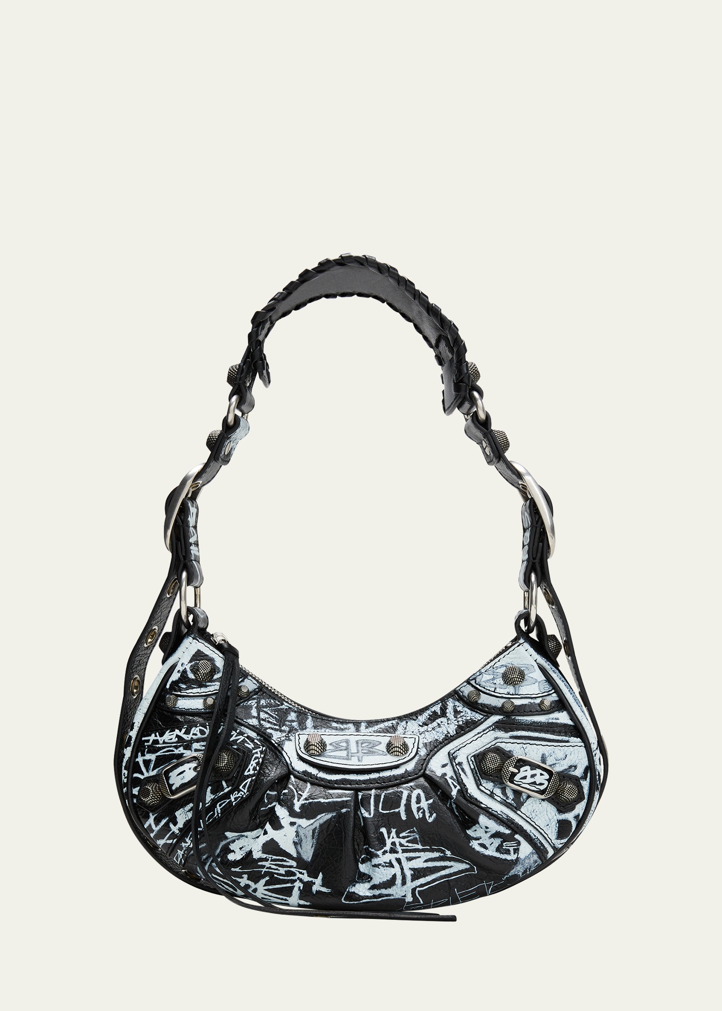 Balenciaga Le Cagole Xs Graffiti Shoulder Bag