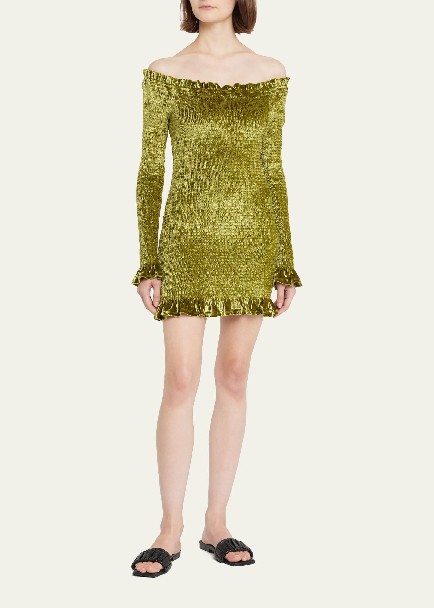 georgia alice green dress Knit Fringe Sleeveless Dress – Micas
