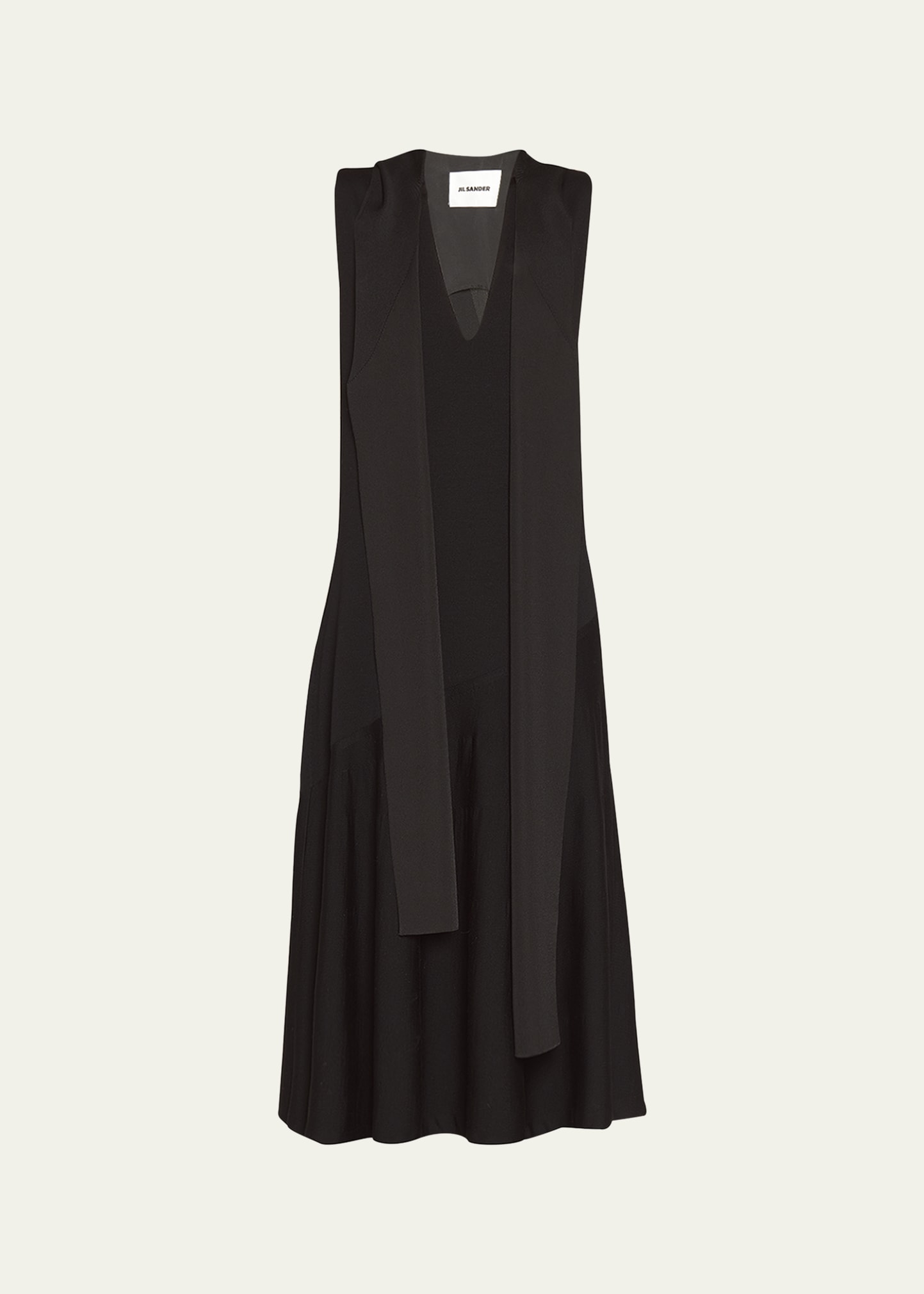 JIL SANDER★素敵！Grain de poudre midi dress JIL SANDER Grain de poudre midi dress | THE OUTNET