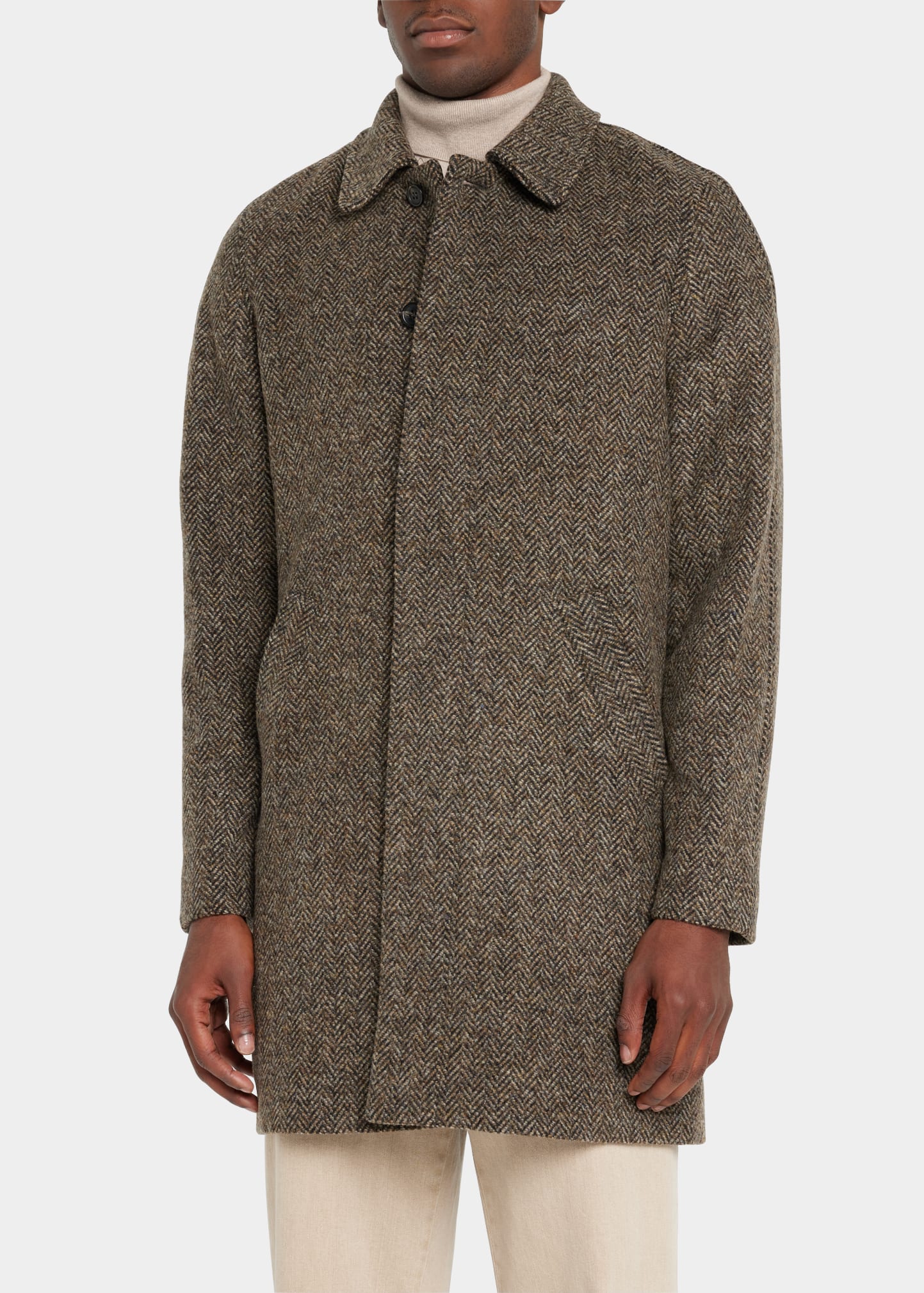 ジャケット・アウター A.P.C. gray wool balmacaan coat LINEN WOOL TWILL | BALMACAAN COAT – ATON | エイトン