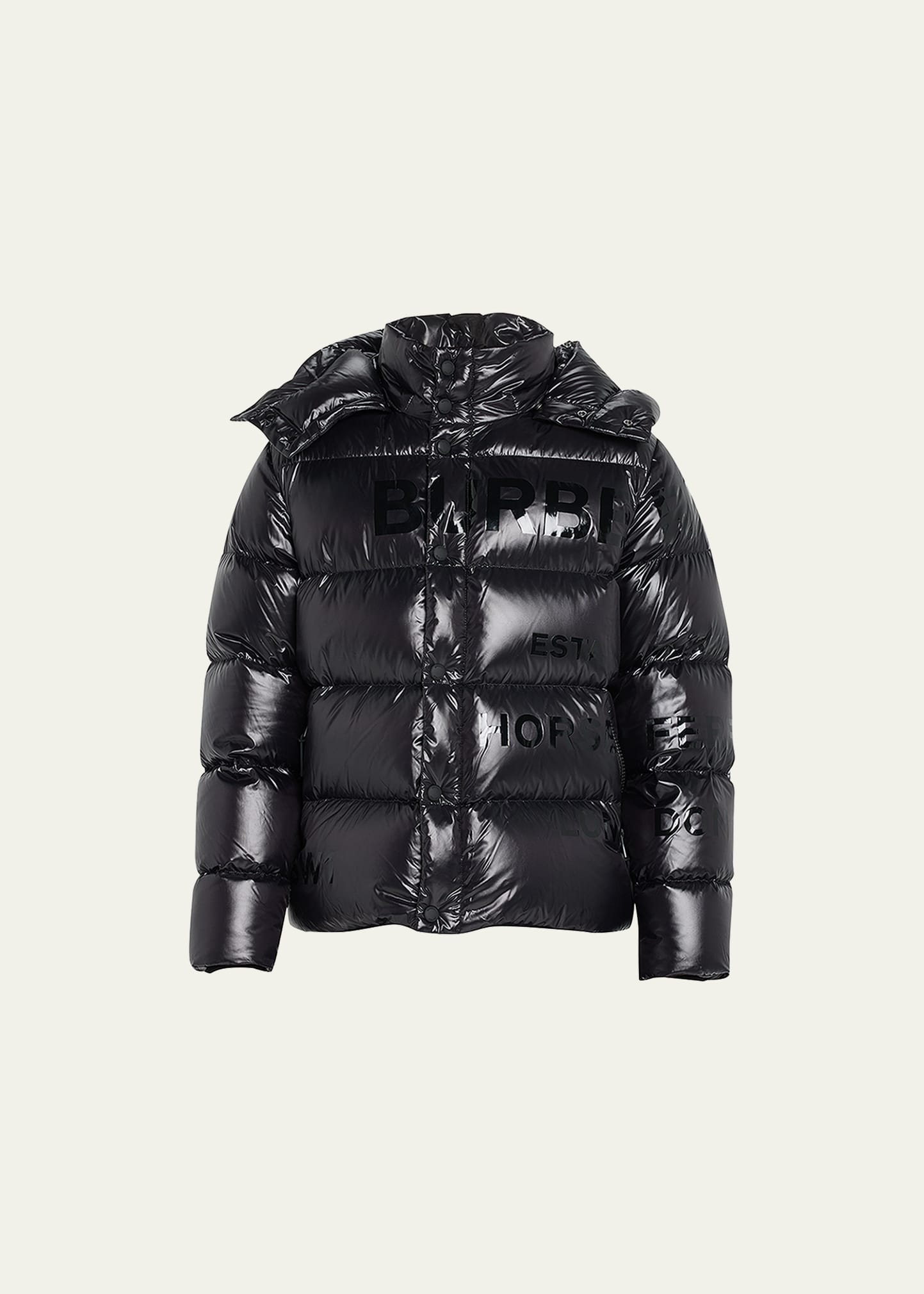 Burberry Men's Huddersfield Horseferry-Print Puffer Jacket