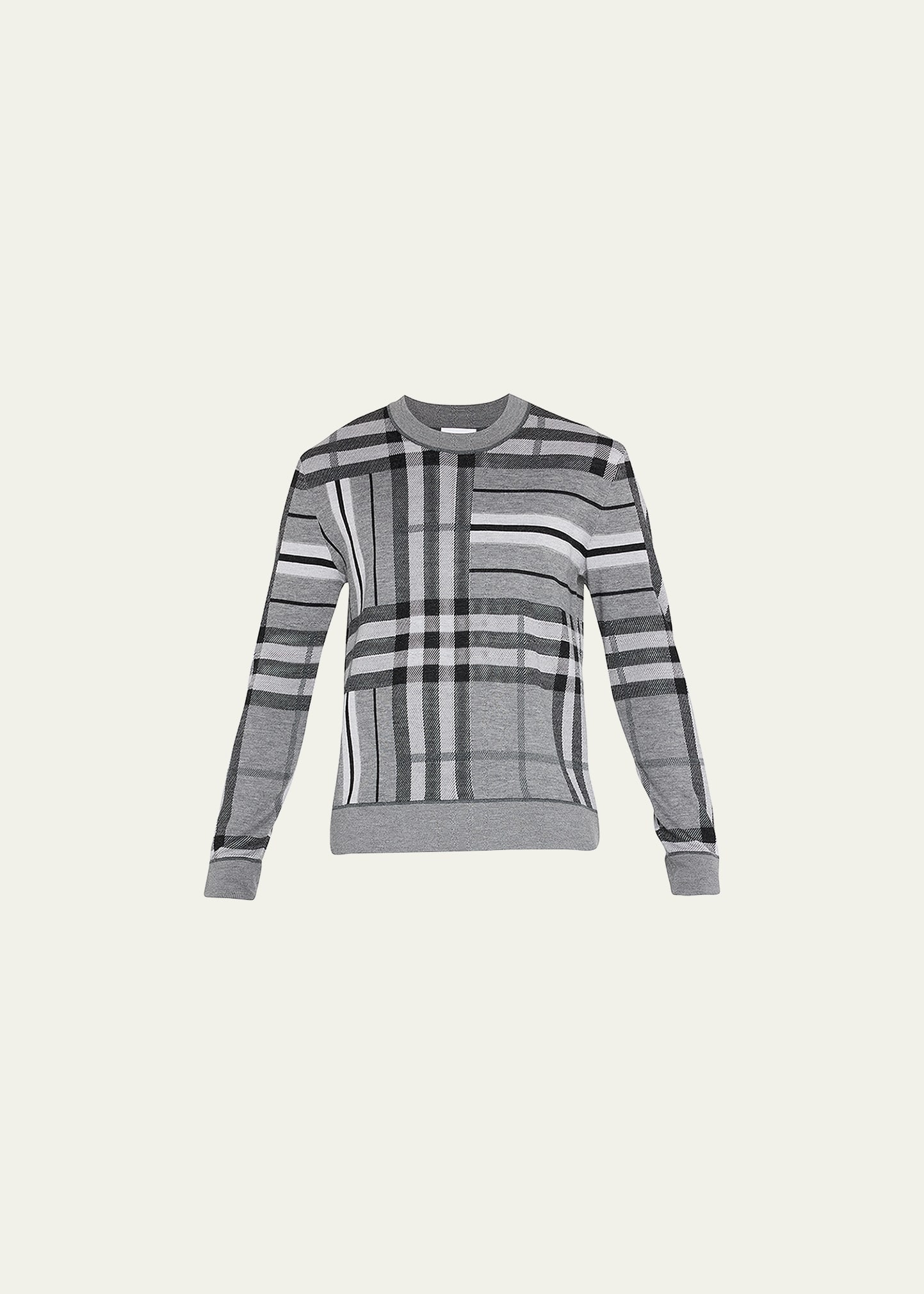 Burberry sweater 2024 mens white