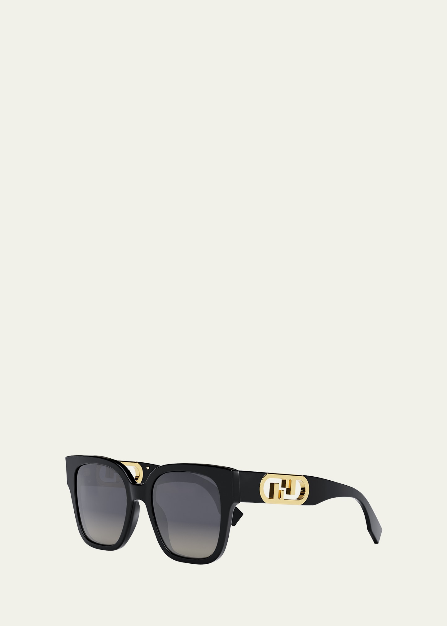 Fendi FF Logo Injection Plastic Shield Sunglasses - Bergdorf Goodman