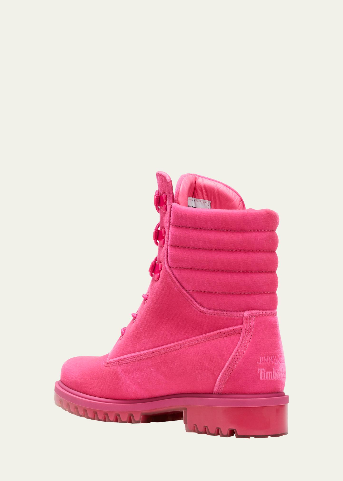 Jimmy Choo x Timberland Suede Utility Boots - Bergdorf Goodman