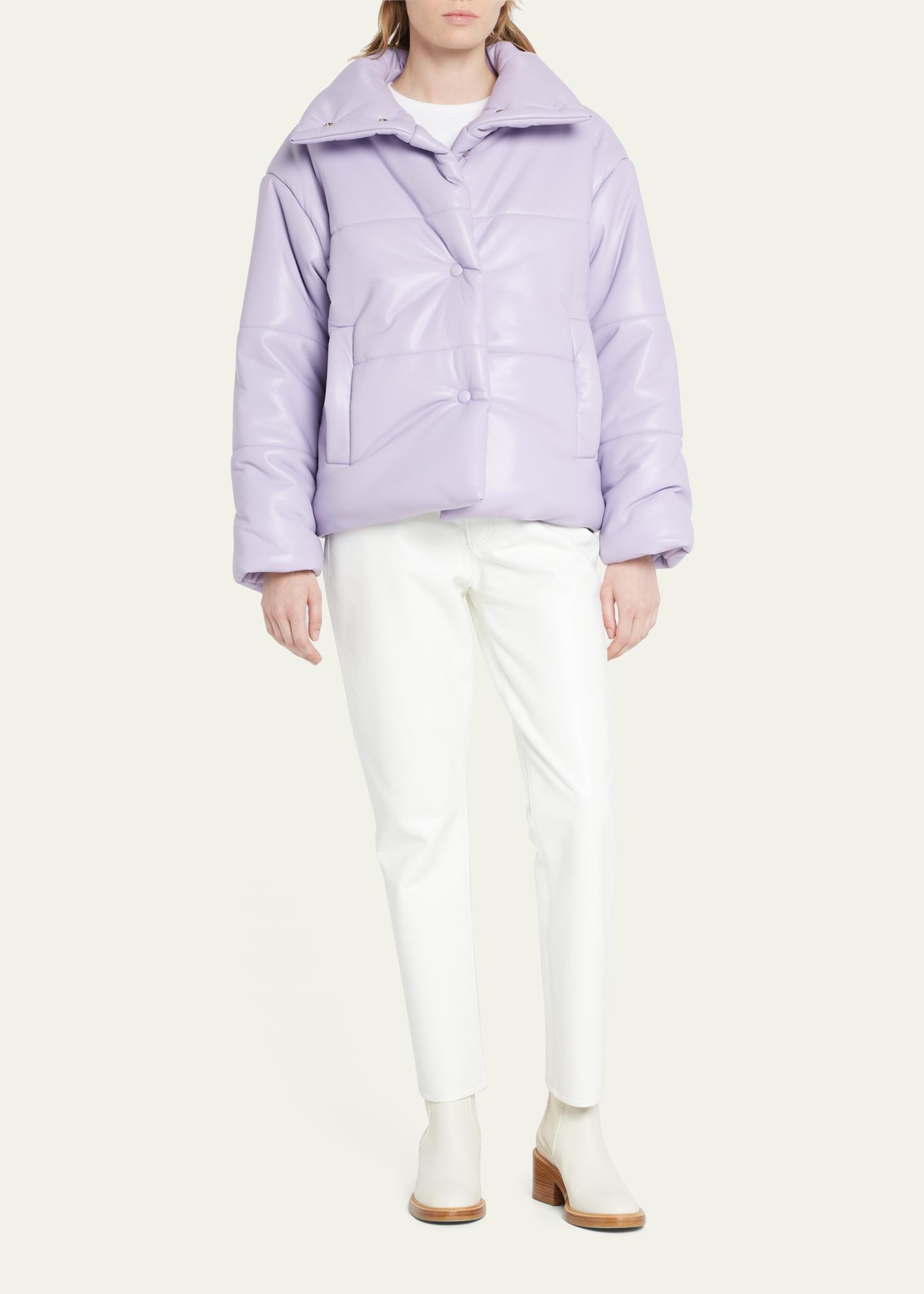 Nanushka Hide Faux-Leather Puffer Jacket - Bergdorf Goodman
