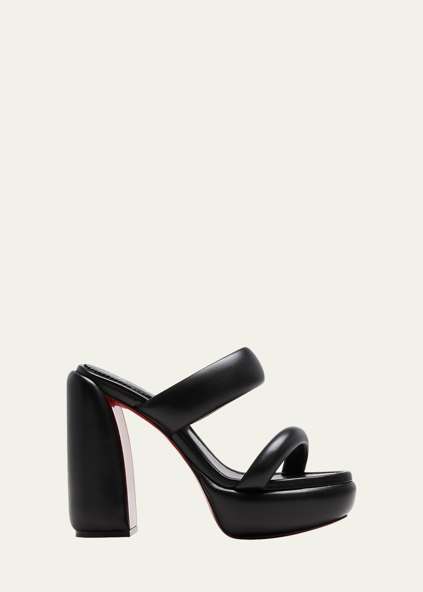 Inflamovida Padded Two-Band Red Sole Mules
