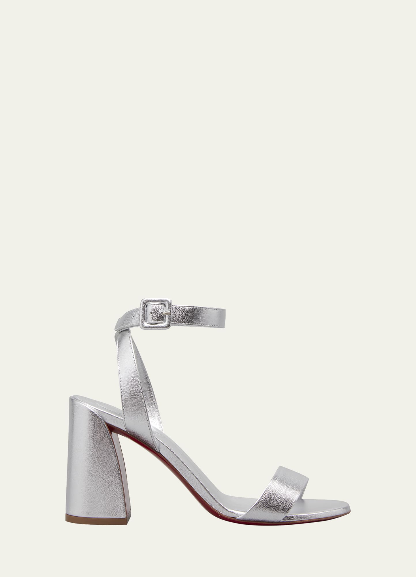 Christian Louboutin Miss Sabina Red Sole Ankle-Strap Sandals