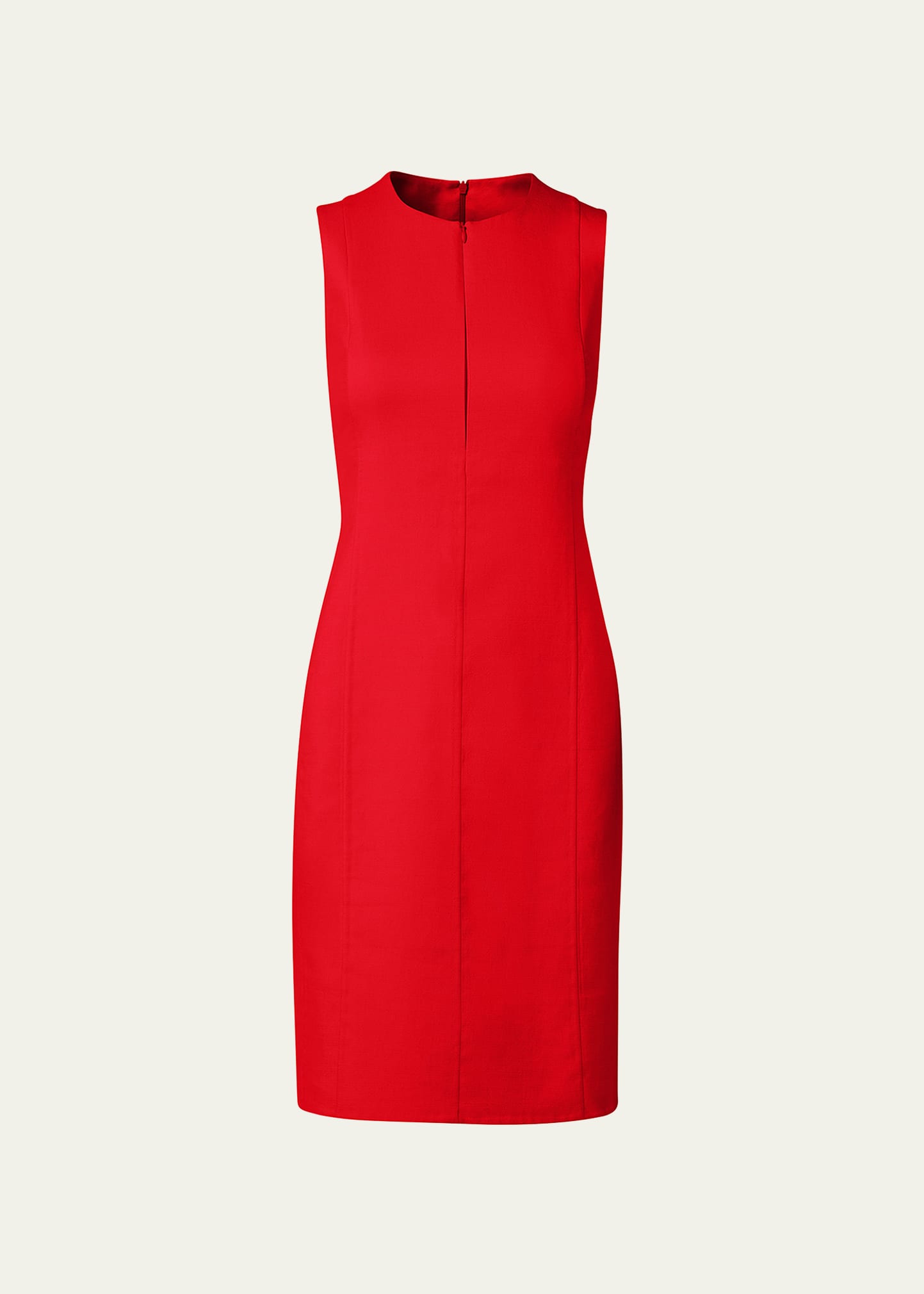 Akris Double-Face Wool Zip-Front Mini Dress - Bergdorf Goodman