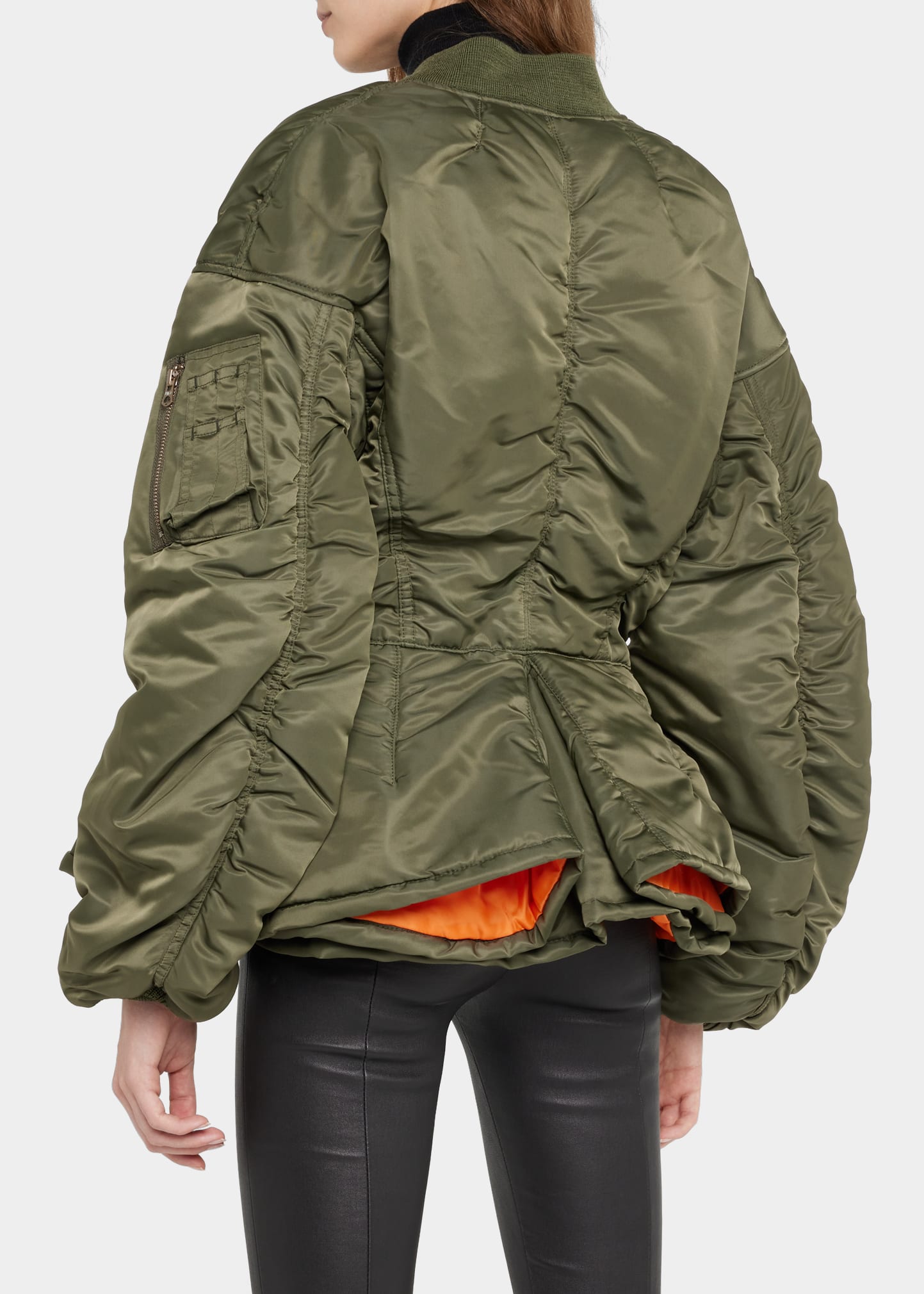 Junya Watanabe Nylon Corset Bomber Jacket - Bergdorf Goodman