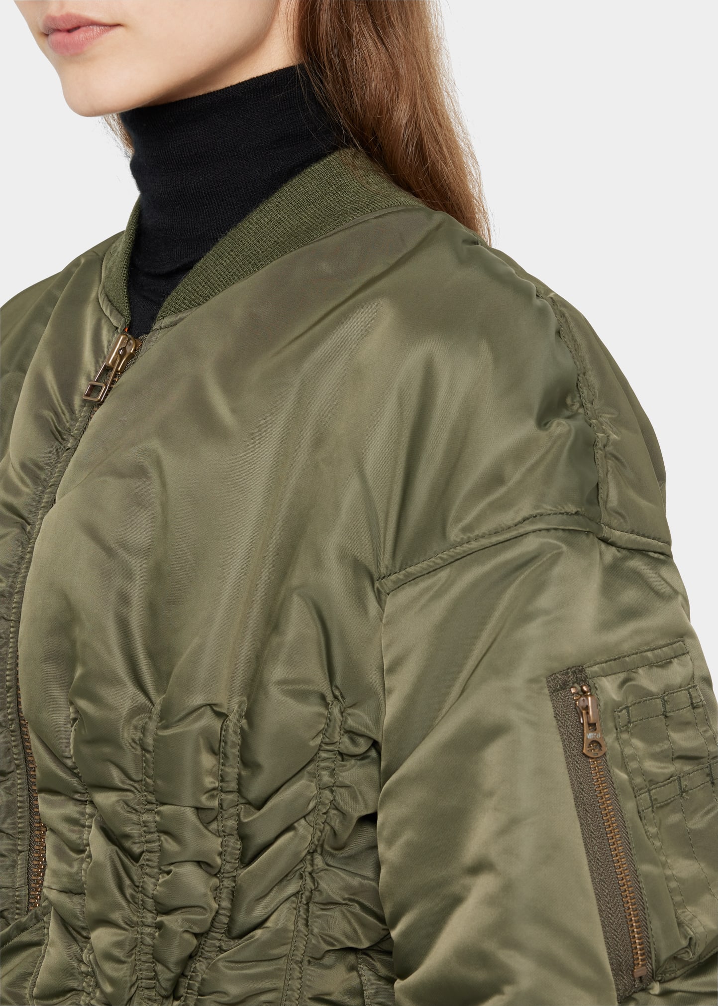 Junya Watanabe Nylon Corset Bomber Jacket - Bergdorf Goodman