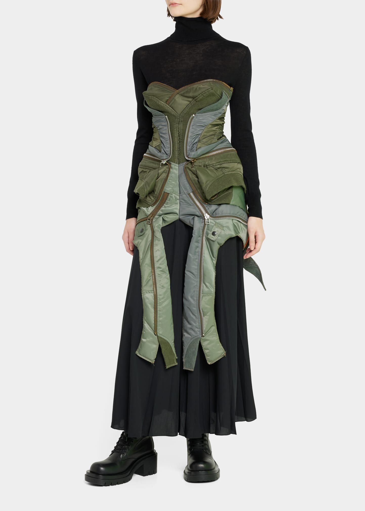 限定価格　Asymmetrical Draping Bare Top Asymmetrical Draping Bare Top