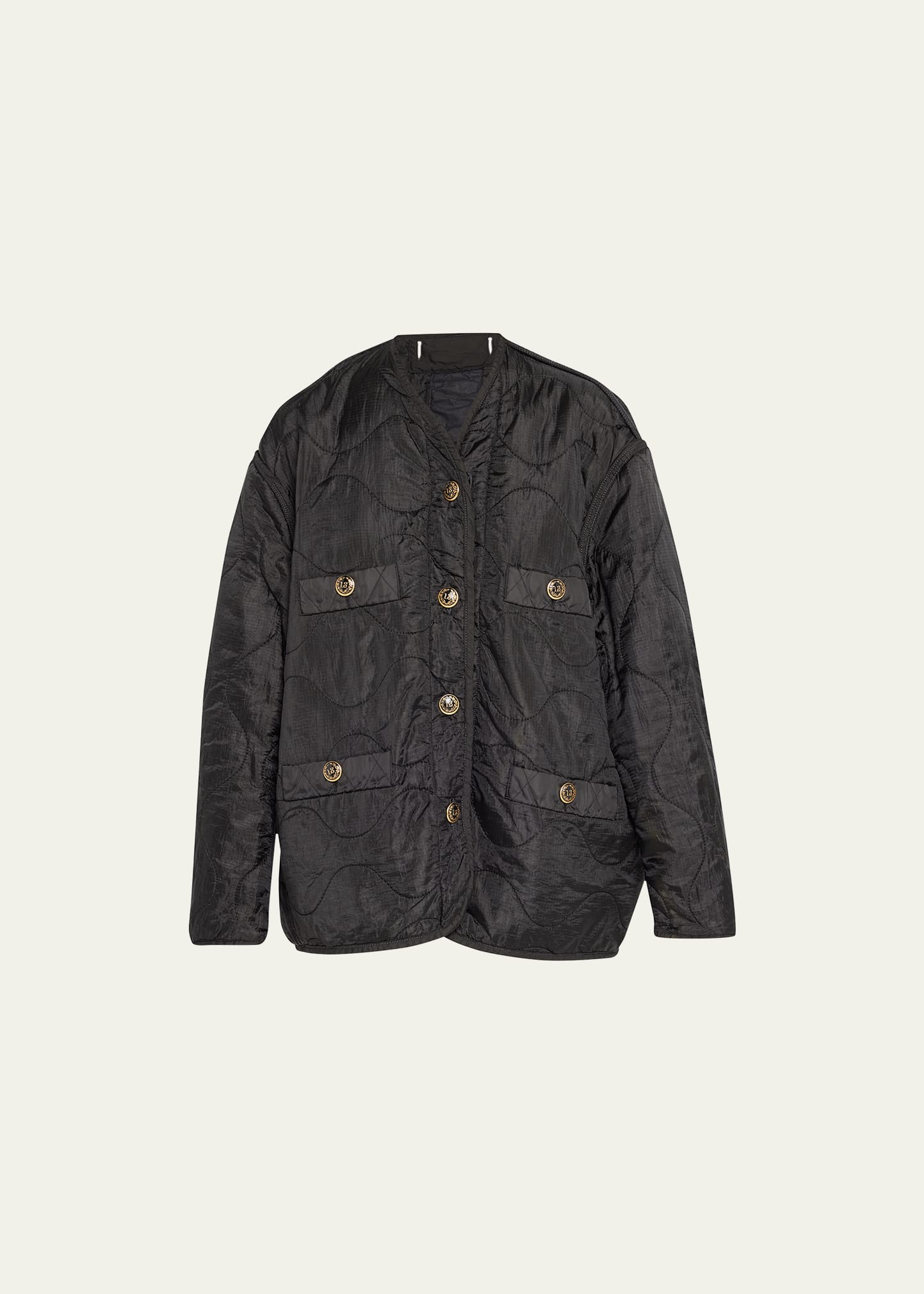 R13 Quilted Gothic Liner Jacket - Bergdorf Goodman