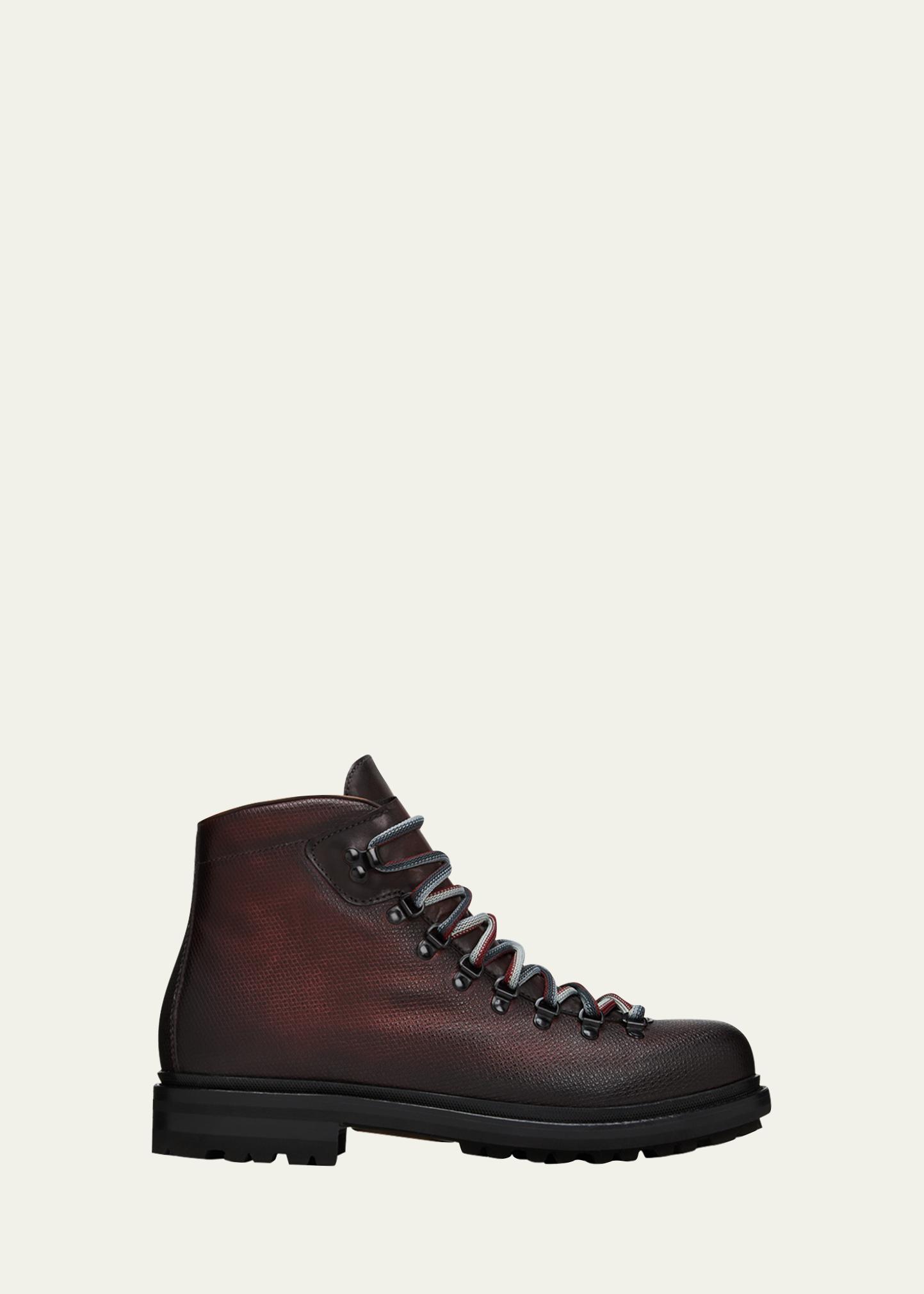 Men\'s Magnanni Cognac Leather Hiking Boots Borazo Men main image 2