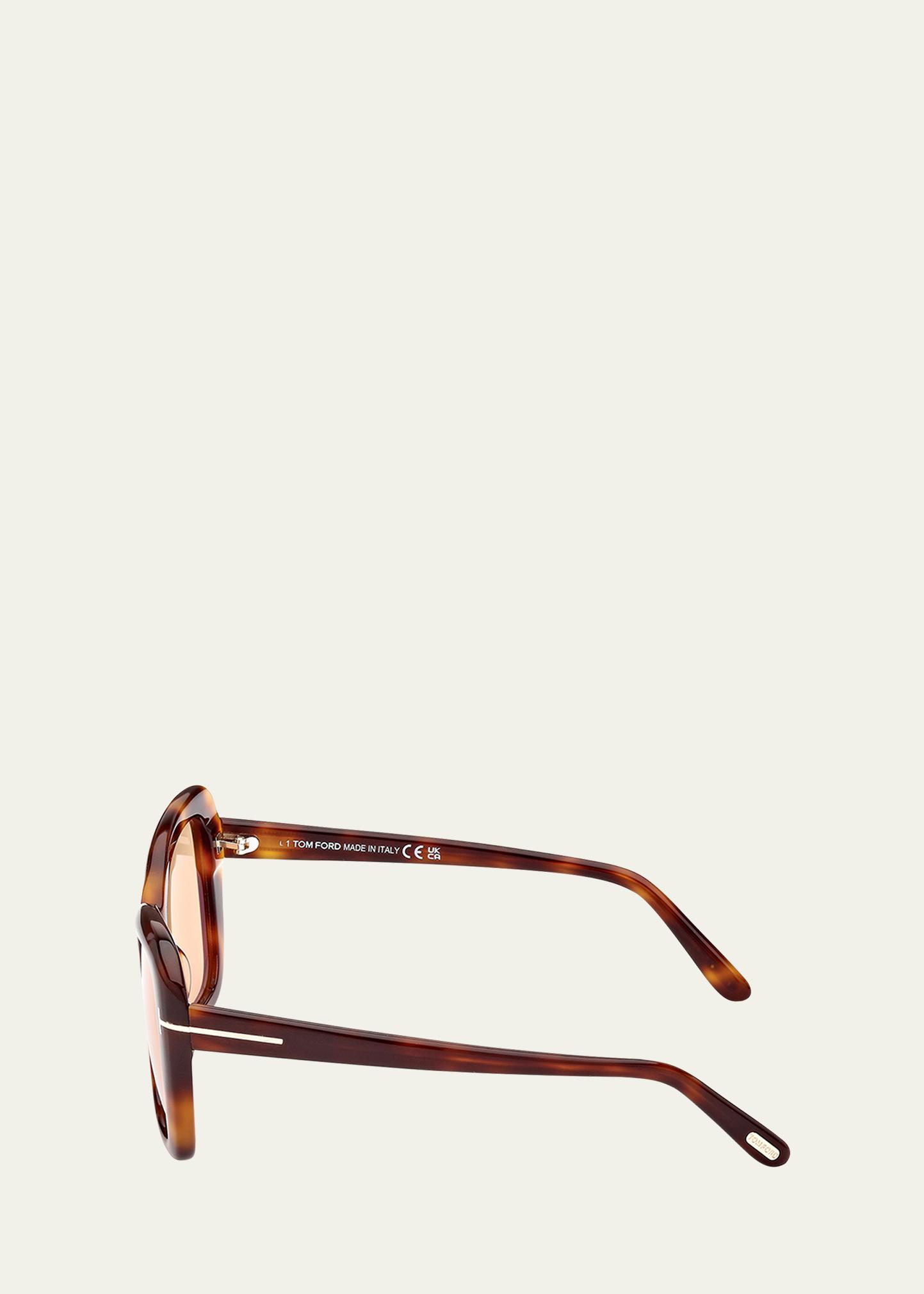 Tom Ford Maeve Havana Butterfly Sunglasses Tom Ford® FT1008 Maeve Butterfly Sunglasses - EuroOptica main image 2