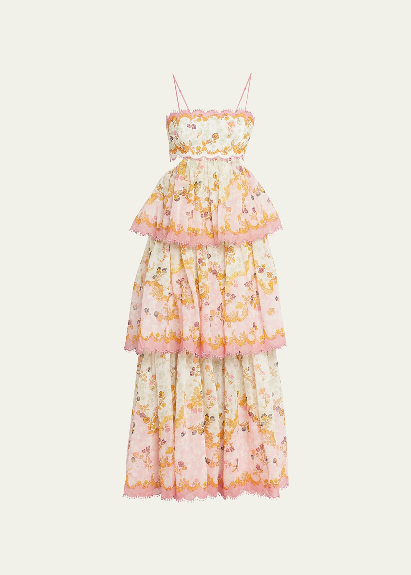 open lace back dress Zimmermann Laurel Frill Gown Size 8 – lonedresshire main image 0