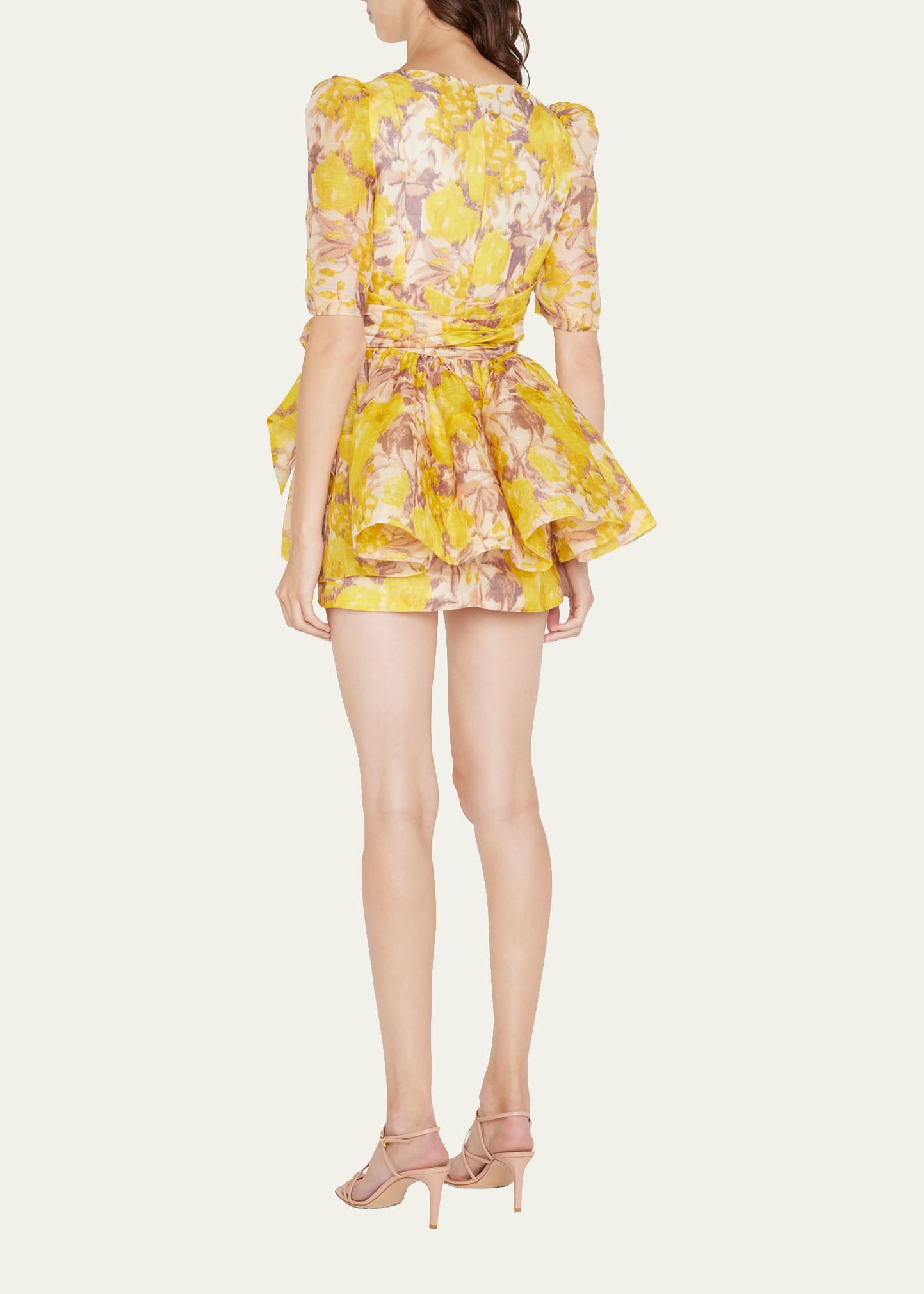 mini cut out bodycon dress Cut Out Mini Dress Yellow Summer Festival Rave Outfit 12 / Yellow