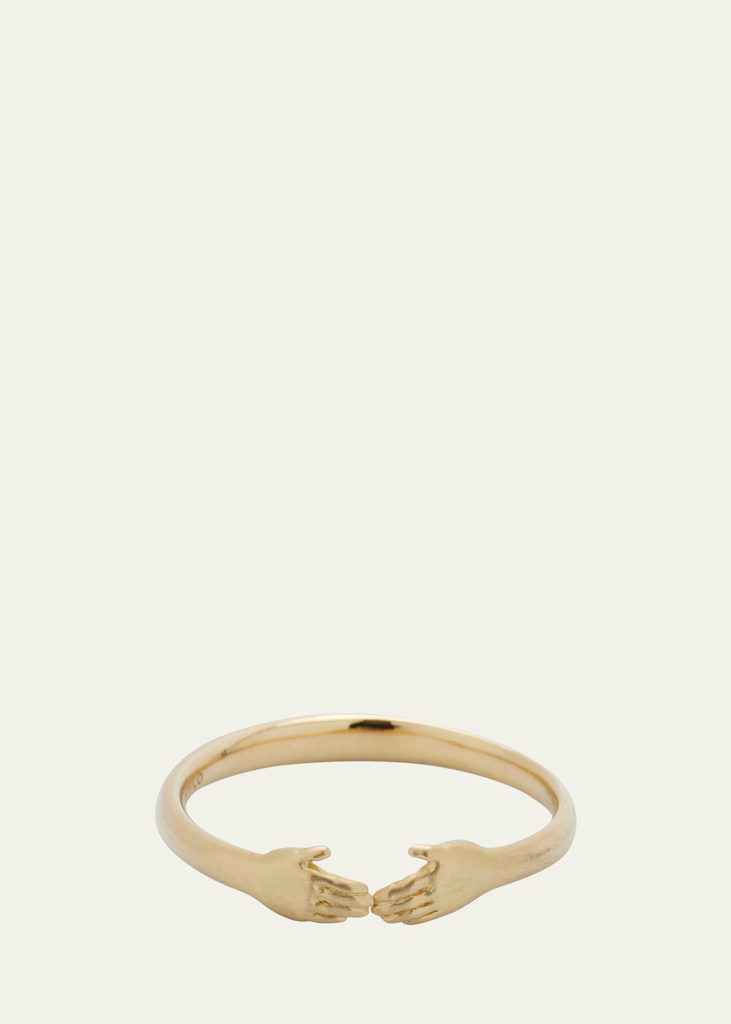 Tiny Hands Ring in 18K Gold