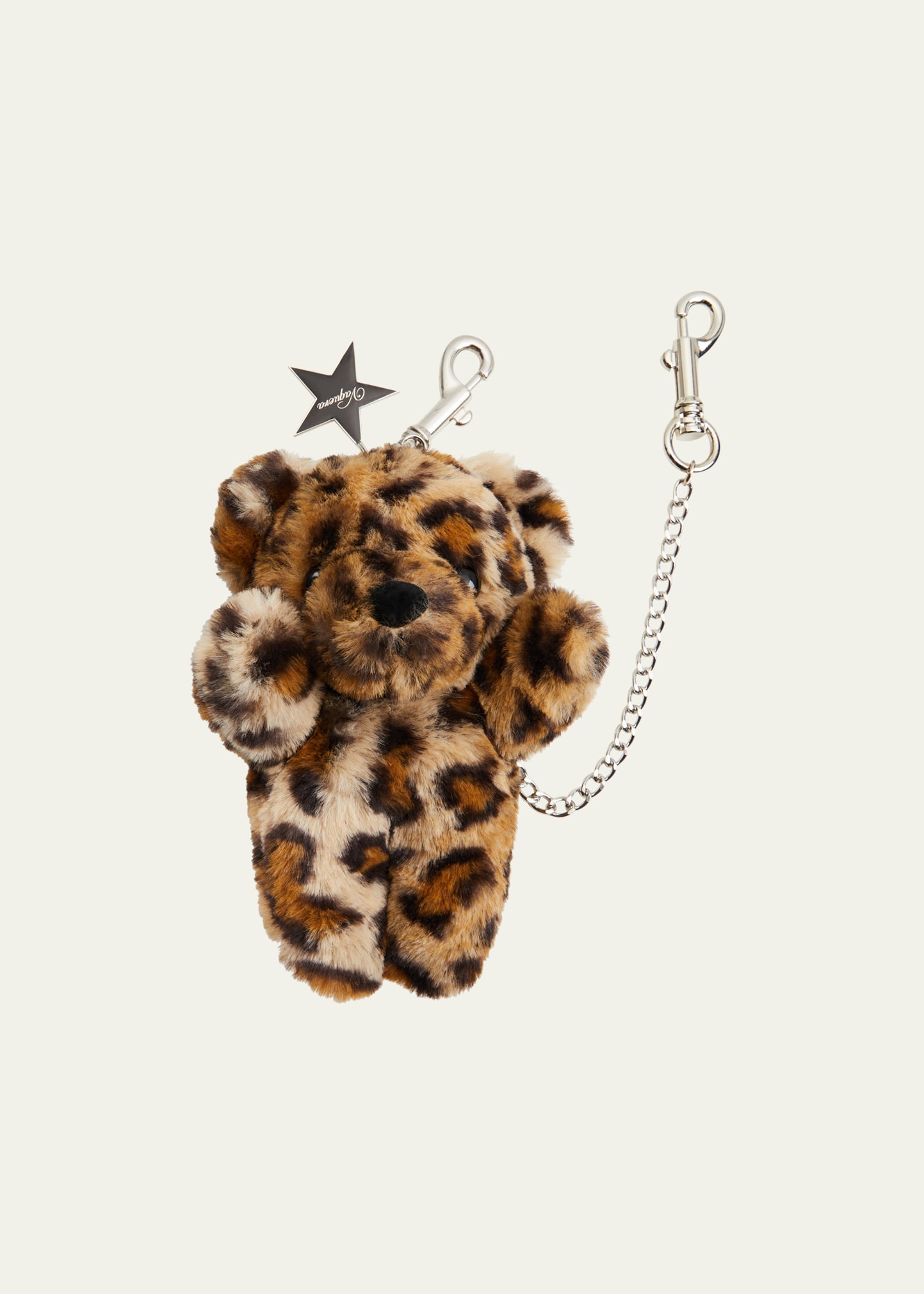 Vaquera Teddy Bear leopard-print Necklace - Farfetch