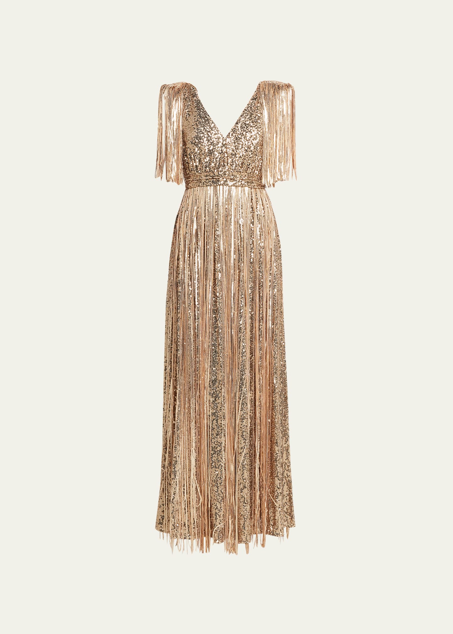green emerald velvet dress Badgley Mischka asymmetrical one shoulder sequin fringe cocktail dress –  Curated Brands main image 0