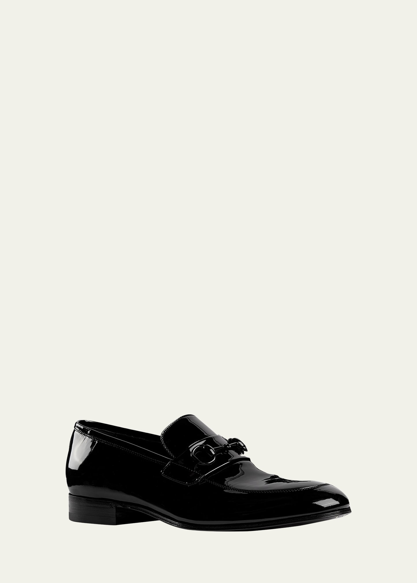 その他 GOODY Gucci Men's Ed Patent Leather Bit Loafers - Bergdorf Goodman