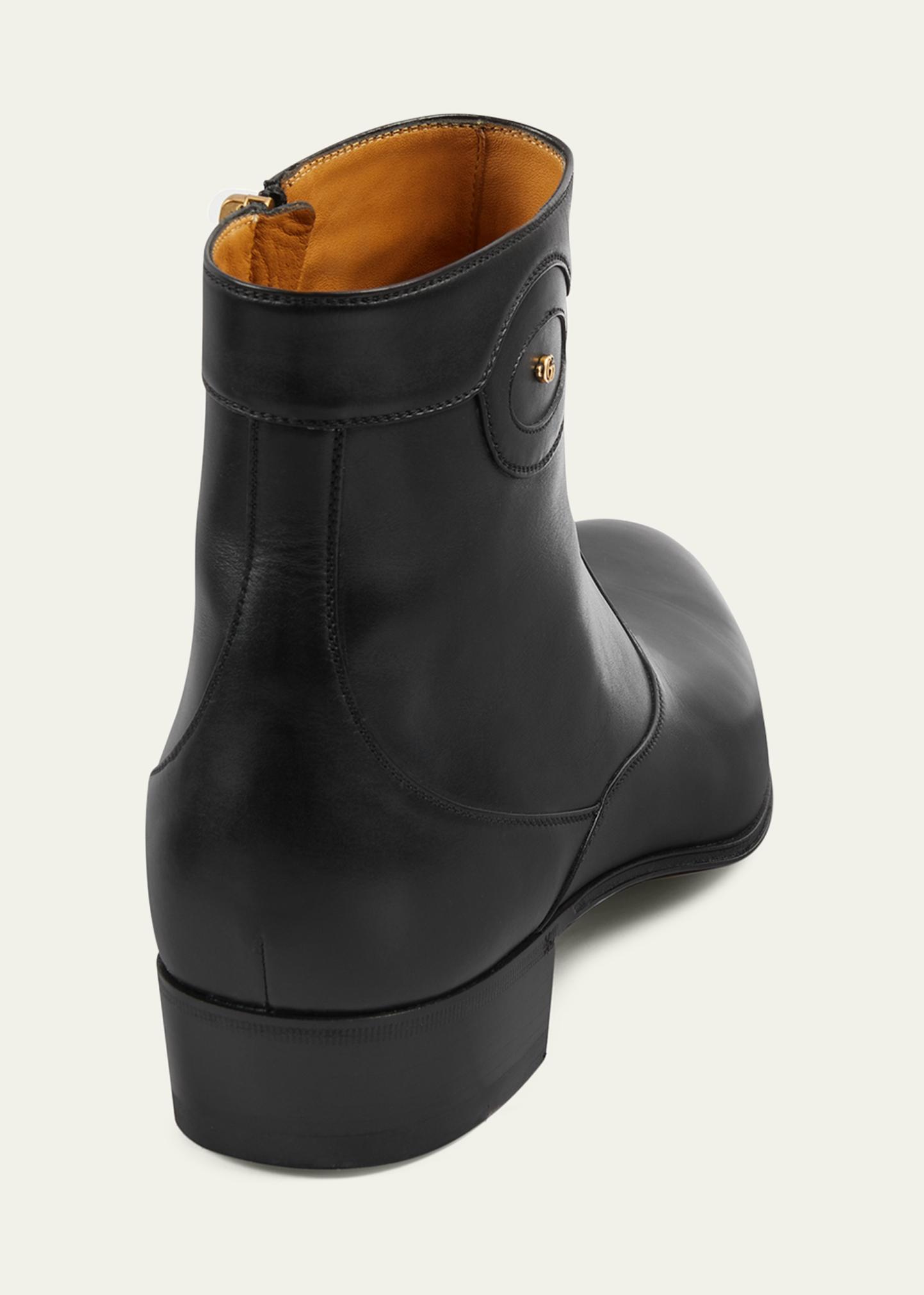 Gucci Men\'s Adel GG Leather Ankle Boots Gucci Men main image 3
