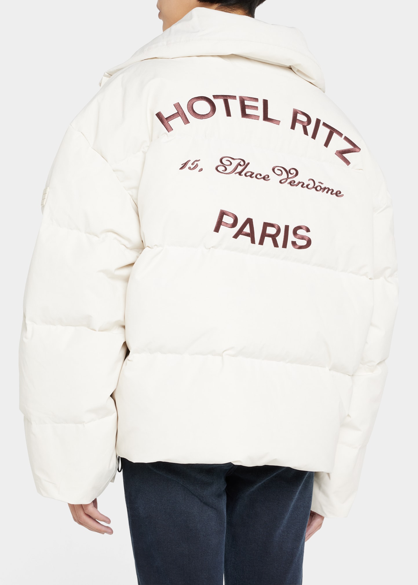 FRAME x Ritz Paris Ritz Paris Puffer Jacket - Bergdorf Goodman