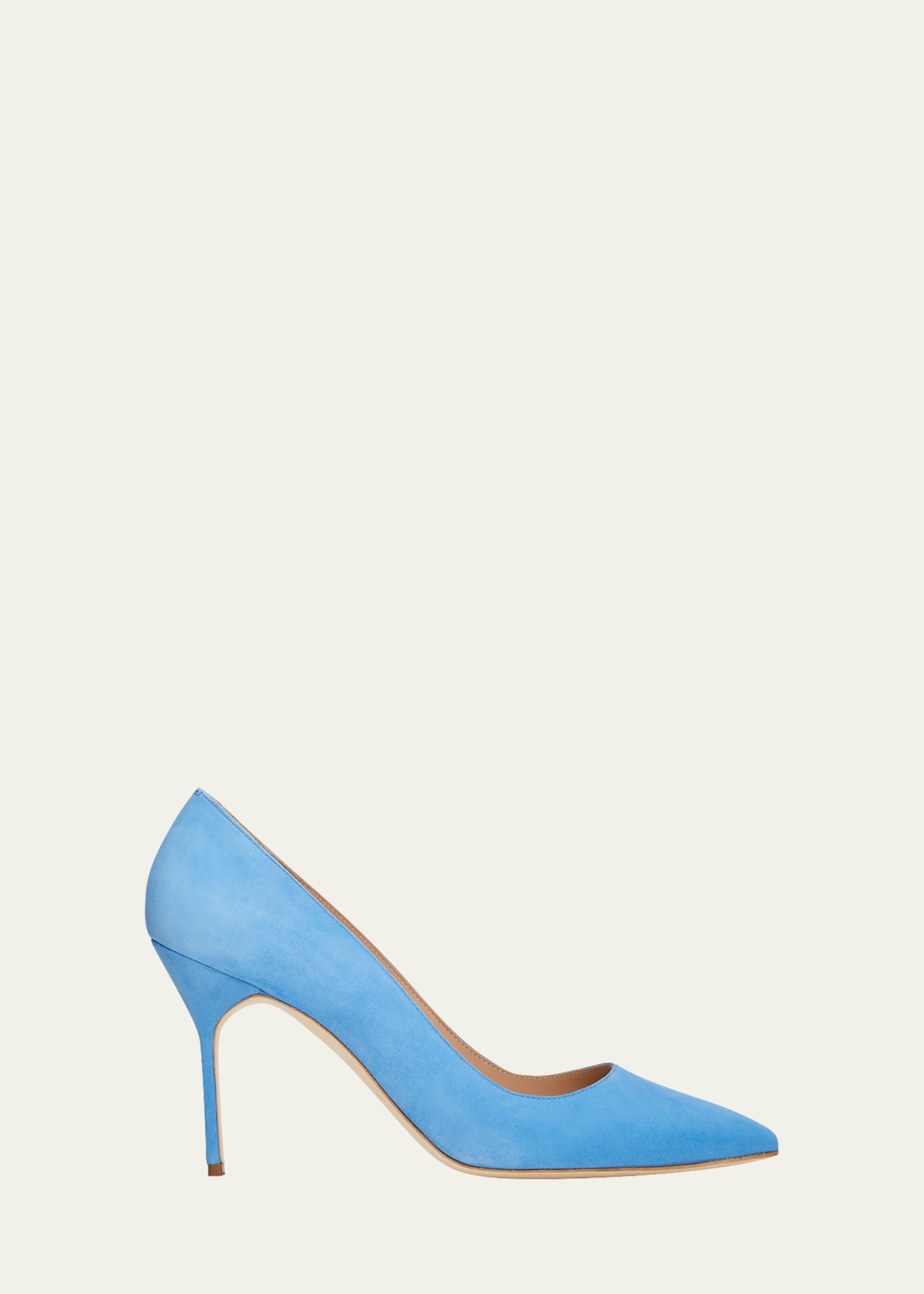 Manolo Blahnik BB 90mm Suede Pumps