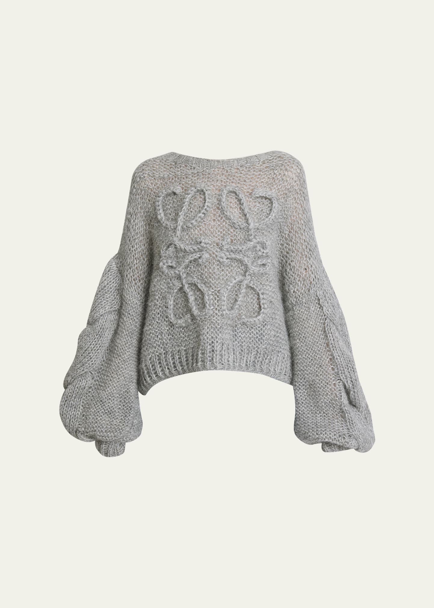 Loewe cable hot sale knit sweater